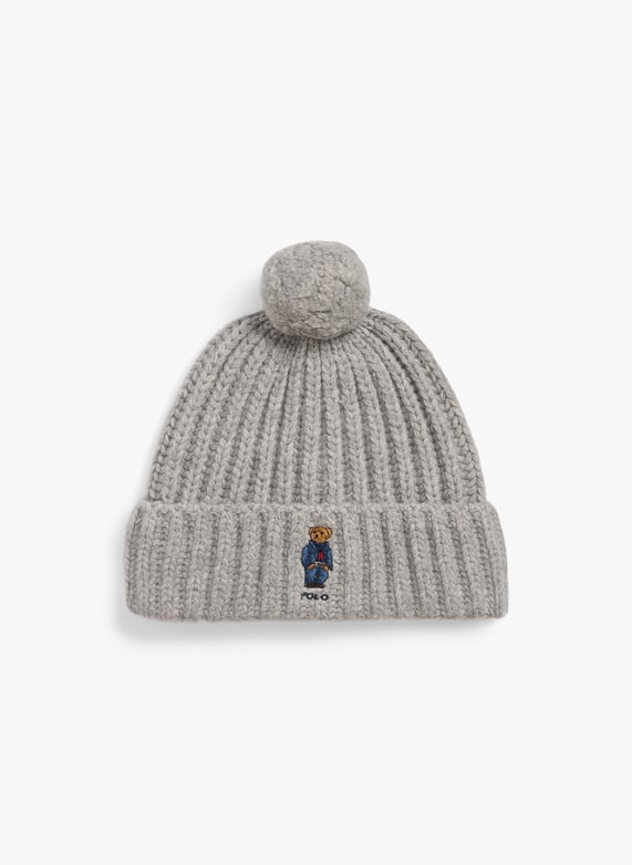Screen printed Wool blend Hat Andover Hthr Polo Ralph Lauren Women 455931876 002 ANDOVER HTHR Place des Tendances
