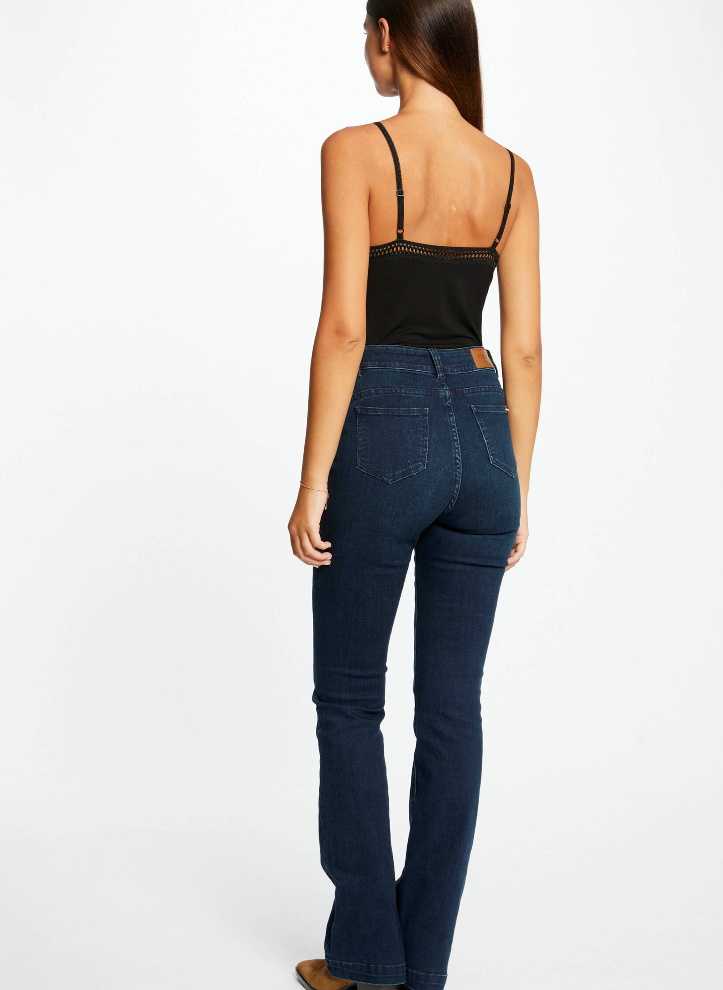 V-neck tank top MORGAN Black