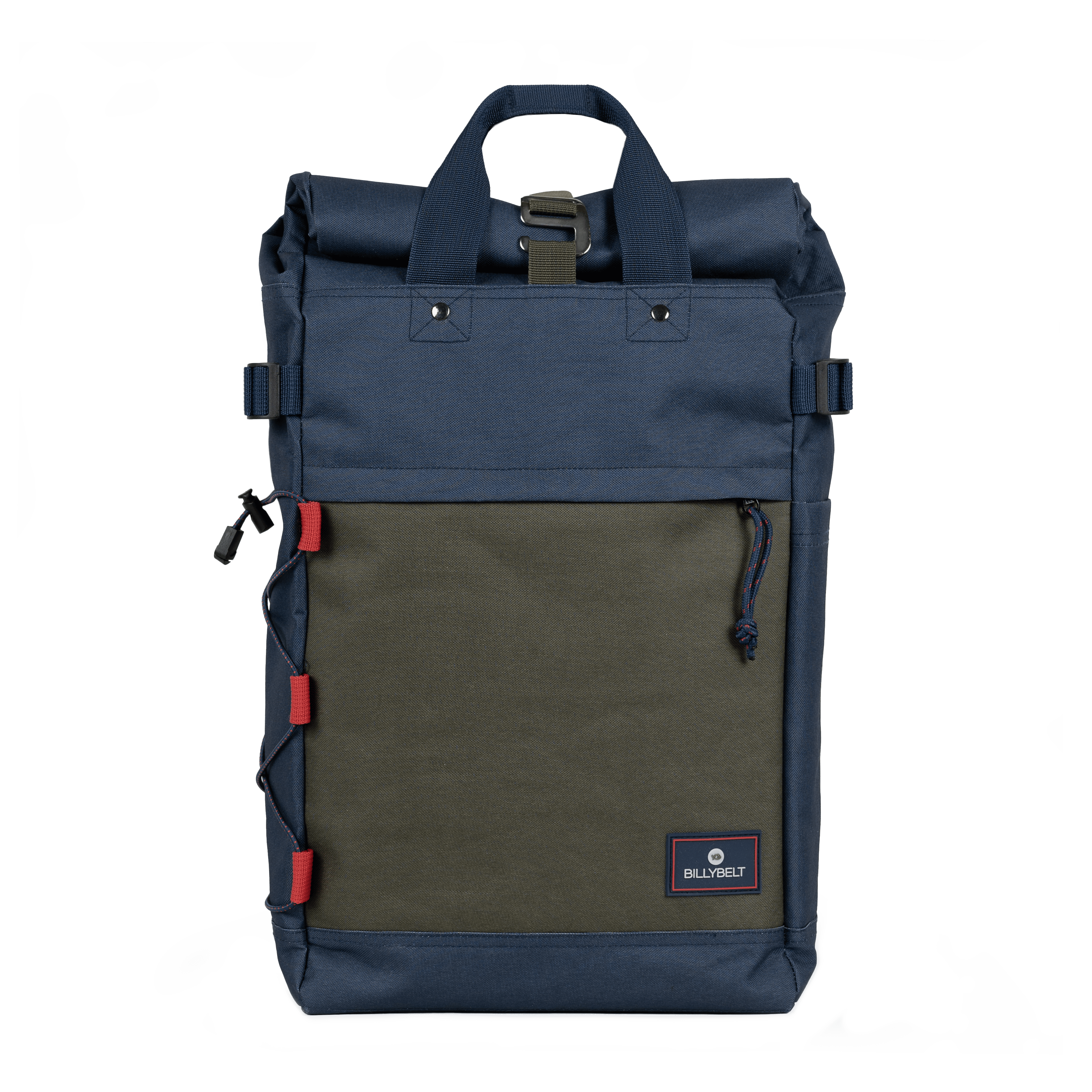 Recycled polyester rolltop backpack BILLYBELT Blue