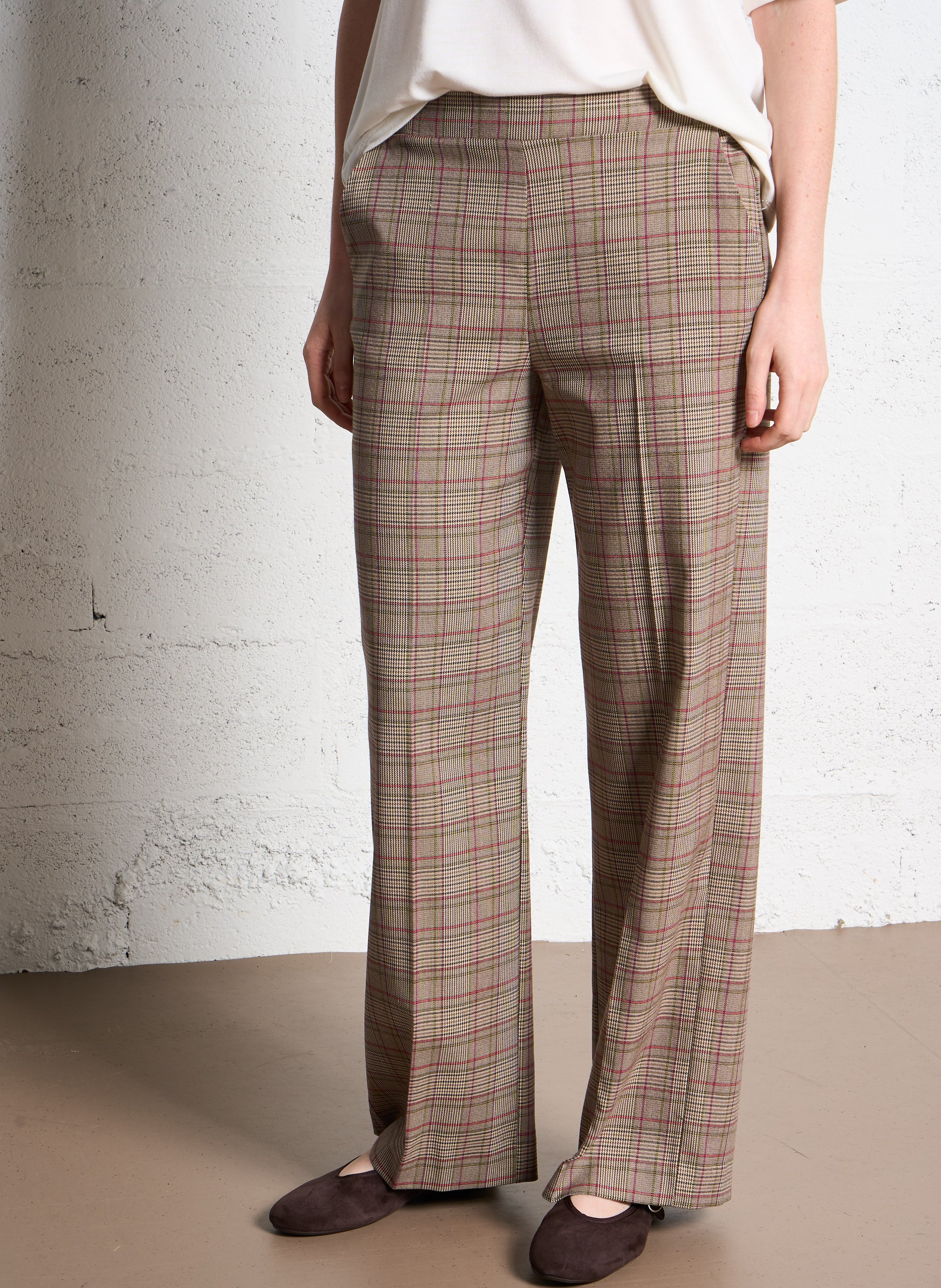 Printed wide trousers IMPERIAL
