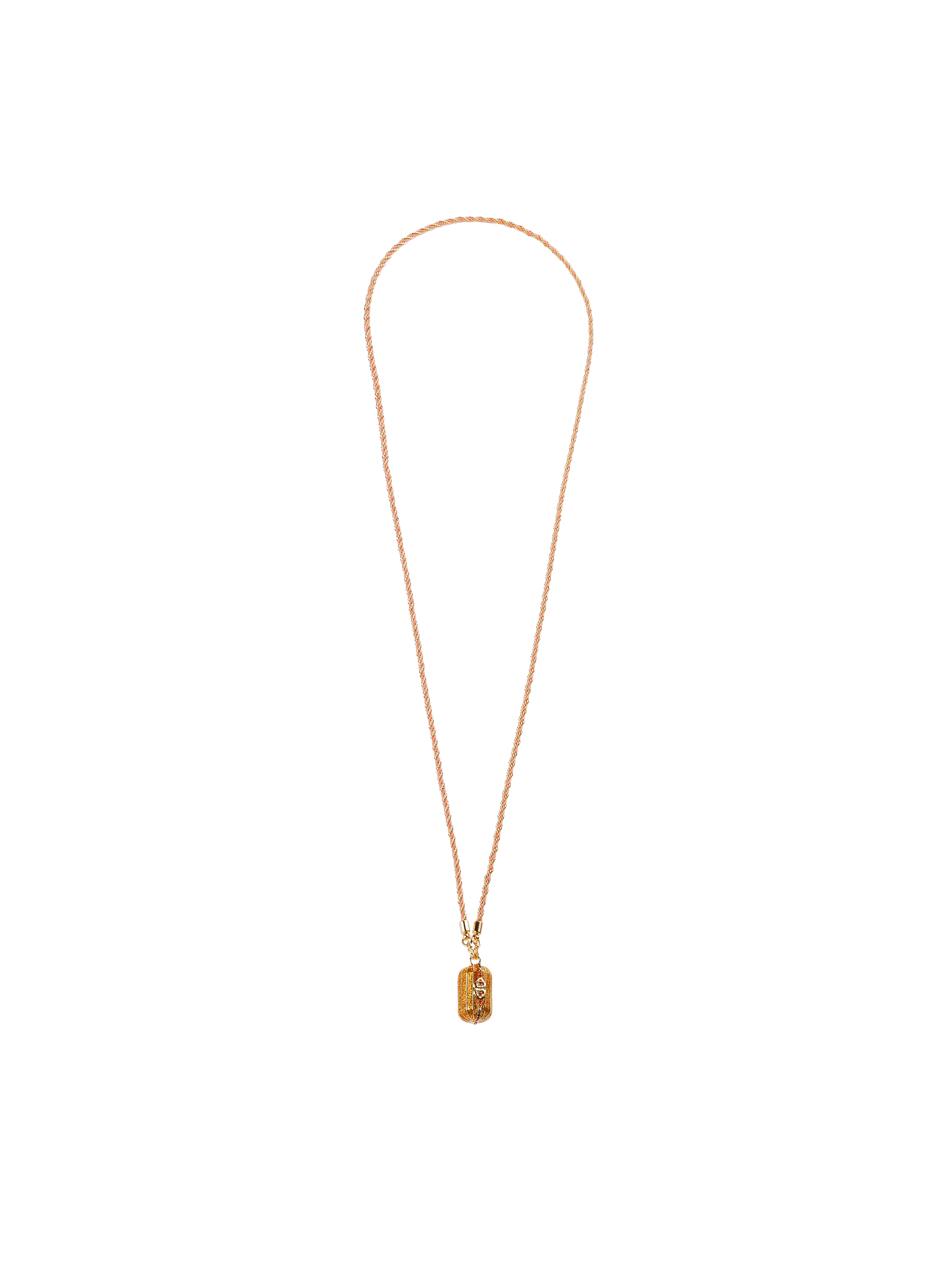 Long cord necklace with central charm HIPANEMA Golden