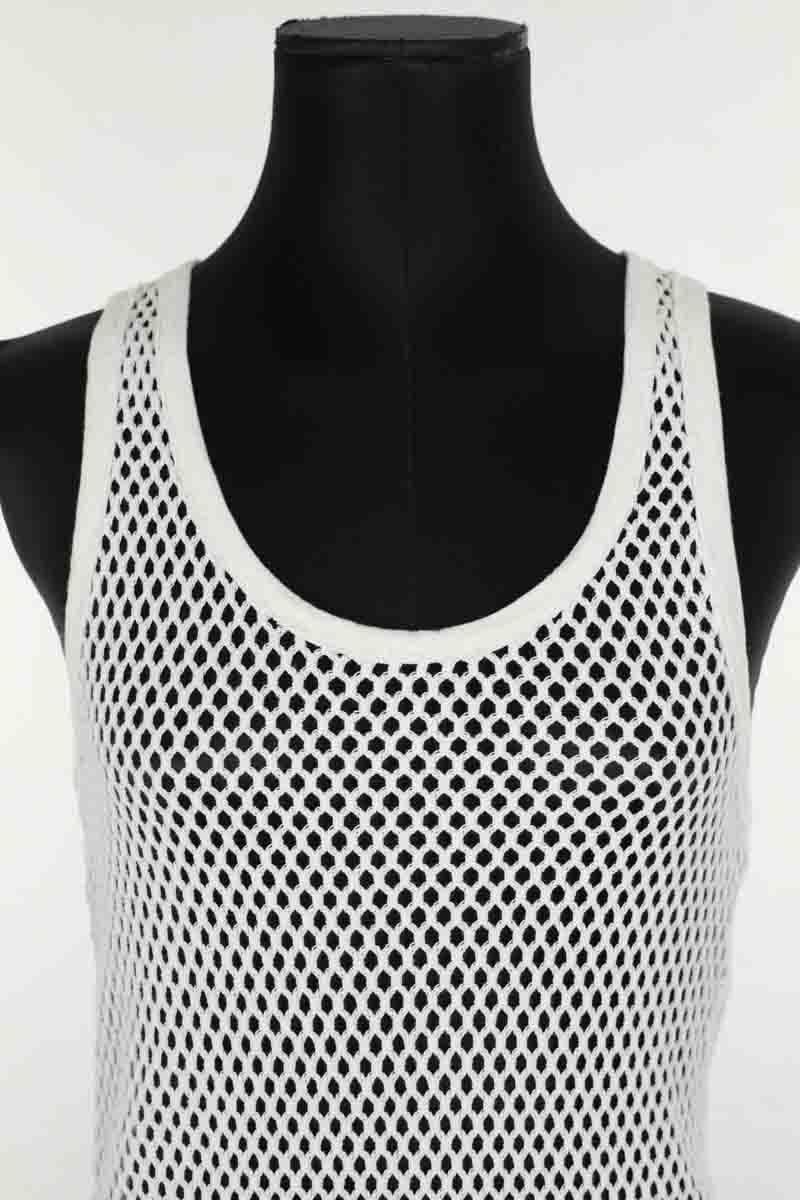 Sleeveless cotton top ISABEL MARANT - Seconde Main Grey