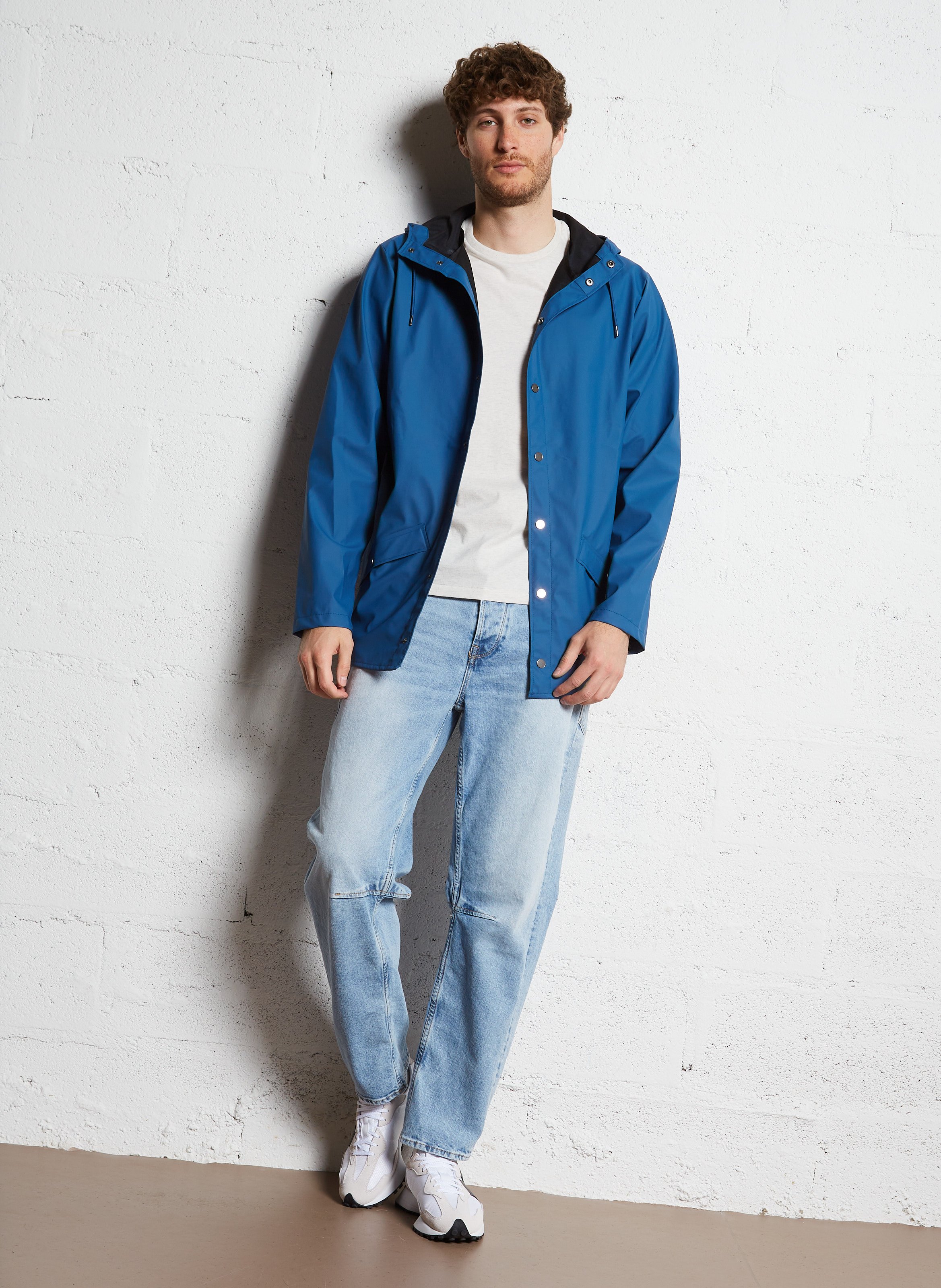 Gerade geschnittene Jeans aus Baumwollmischung LE TEMPS DES CERISES Blau