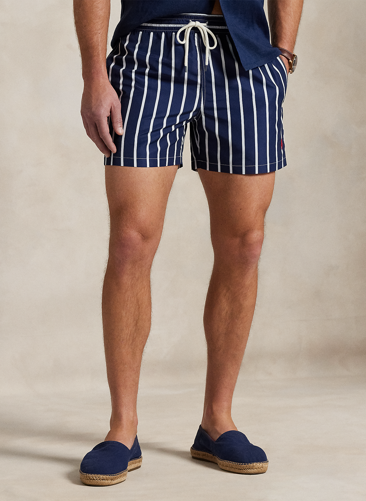 Gerade geschnittene Streifenshorts POLO RALPH LAUREN Blau