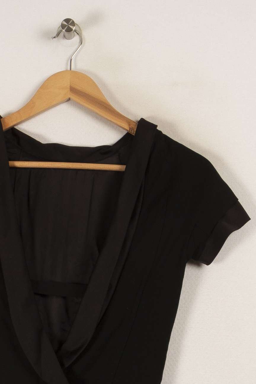 Midi dress TARA JARMON - Seconde Main Black