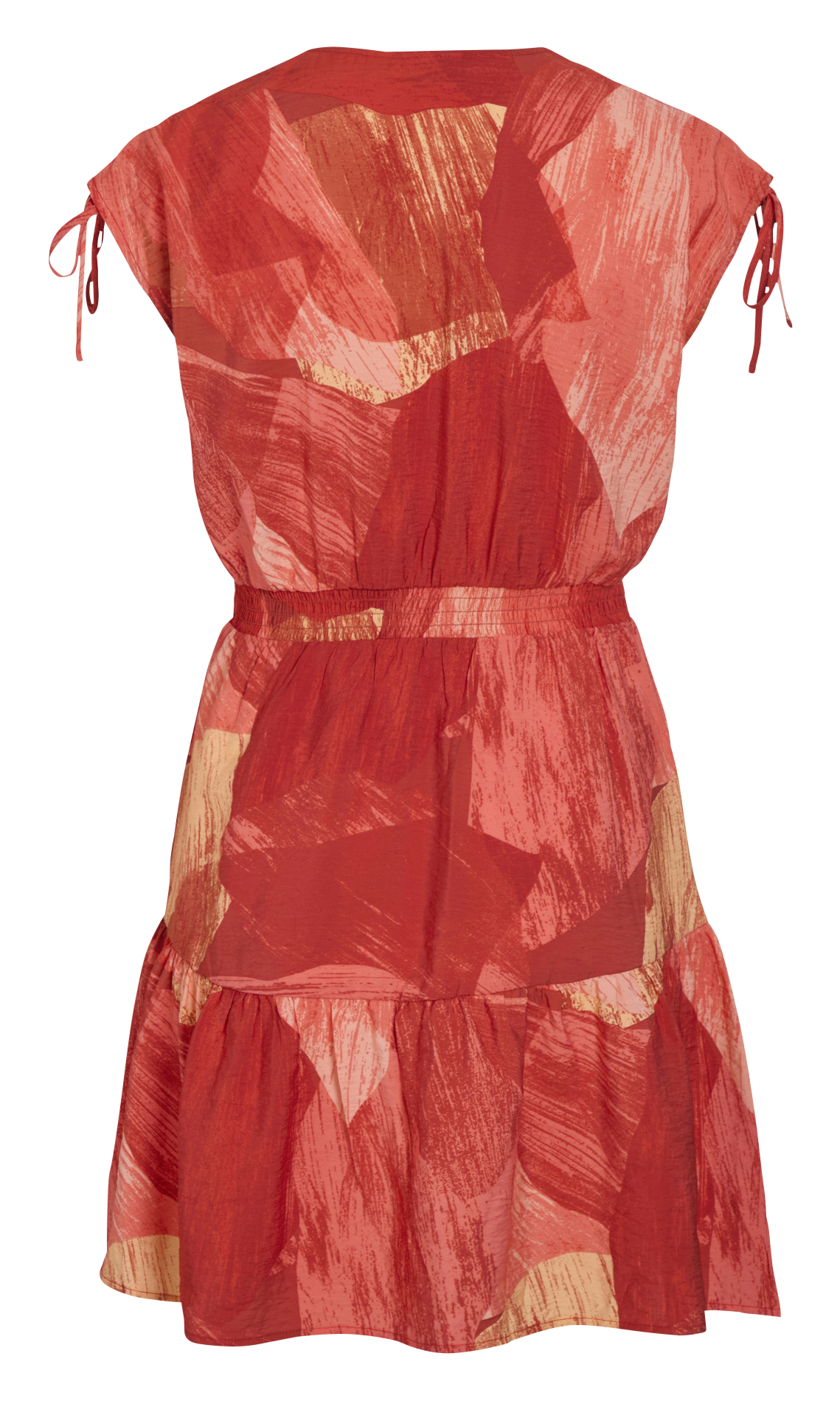 Robe courte imprimée VILA Rouge