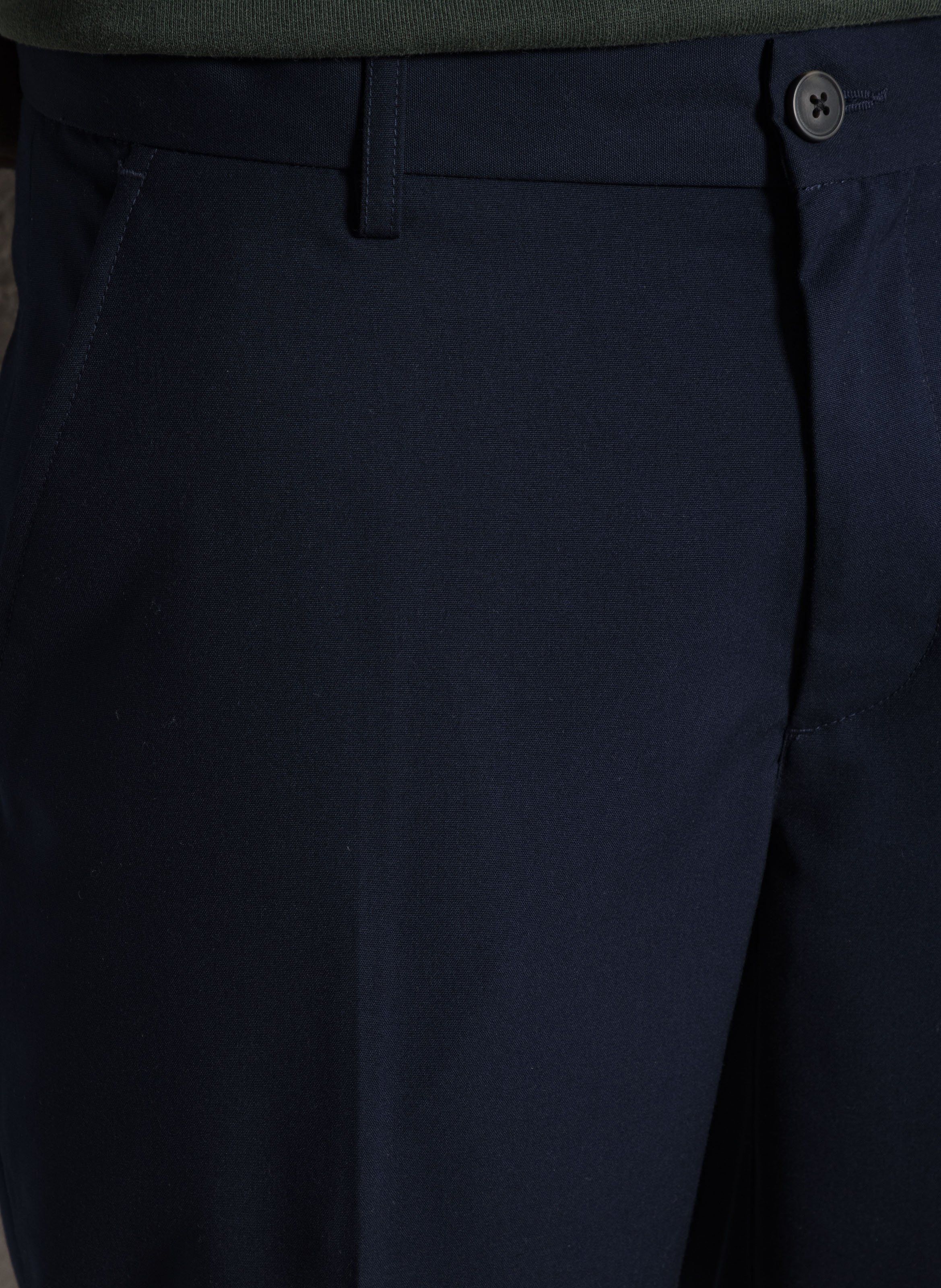 Pantalon de costume droit LES DEUX Bleu