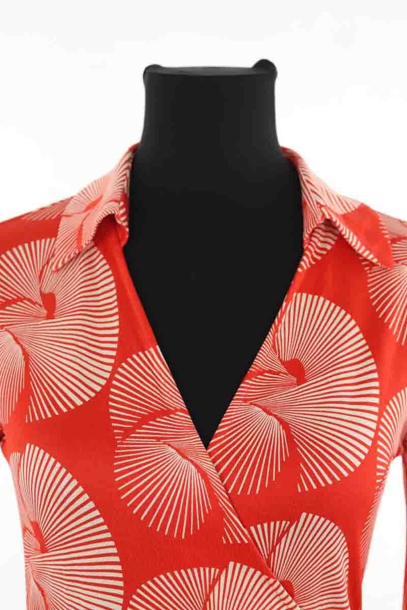 Polo shirt DIANE VON FURSTENBERG - Seconde Main Red