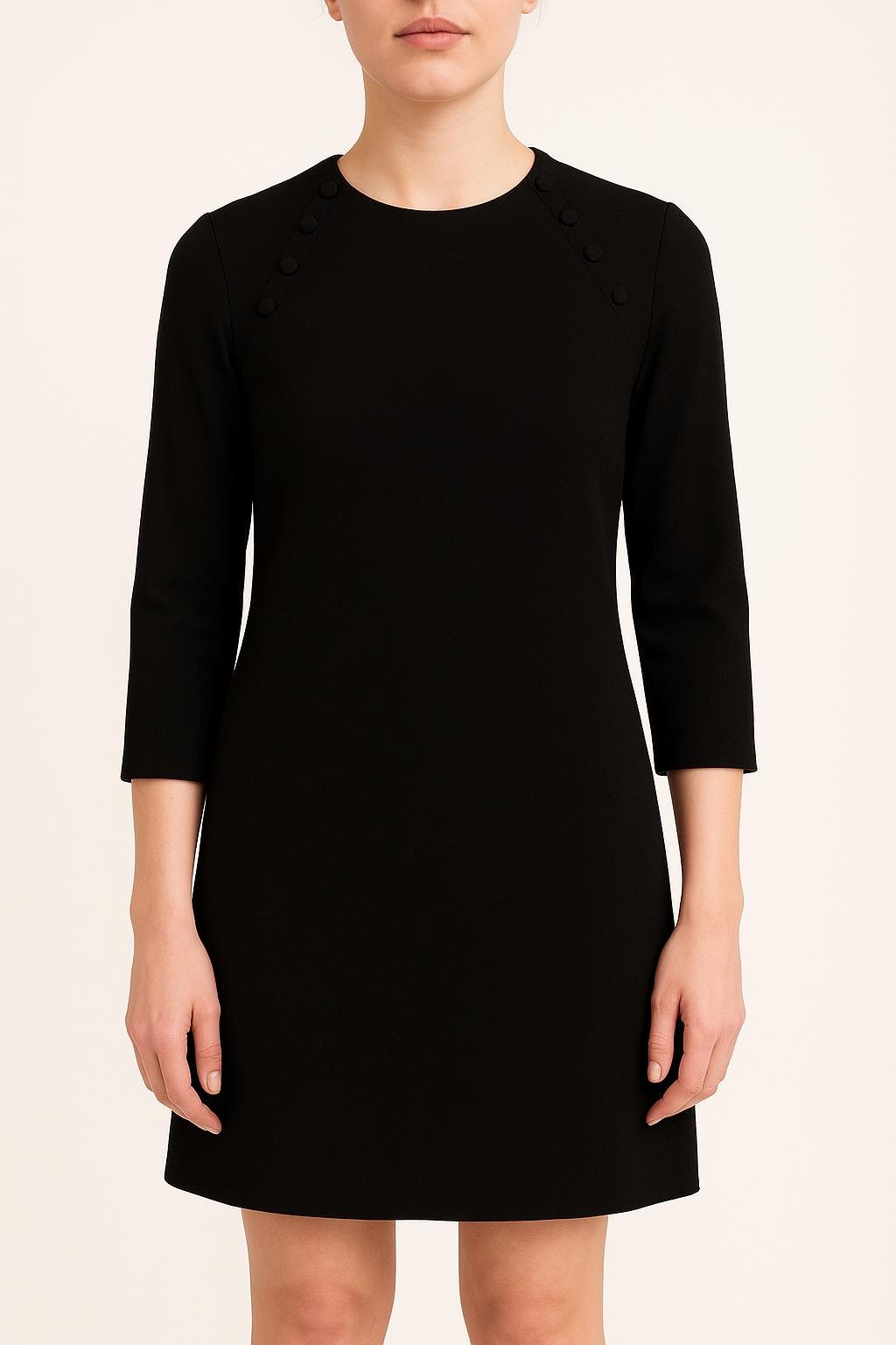 Midi dress TARA JARMON - Seconde Main Black