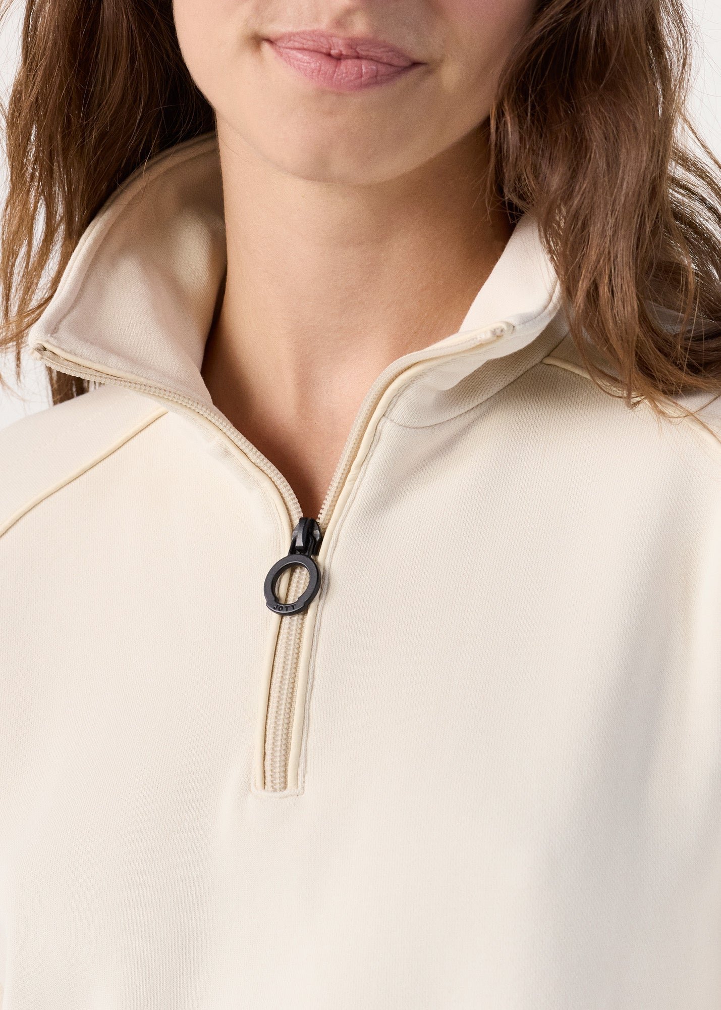 Half-zip sweatshirt JOTT White