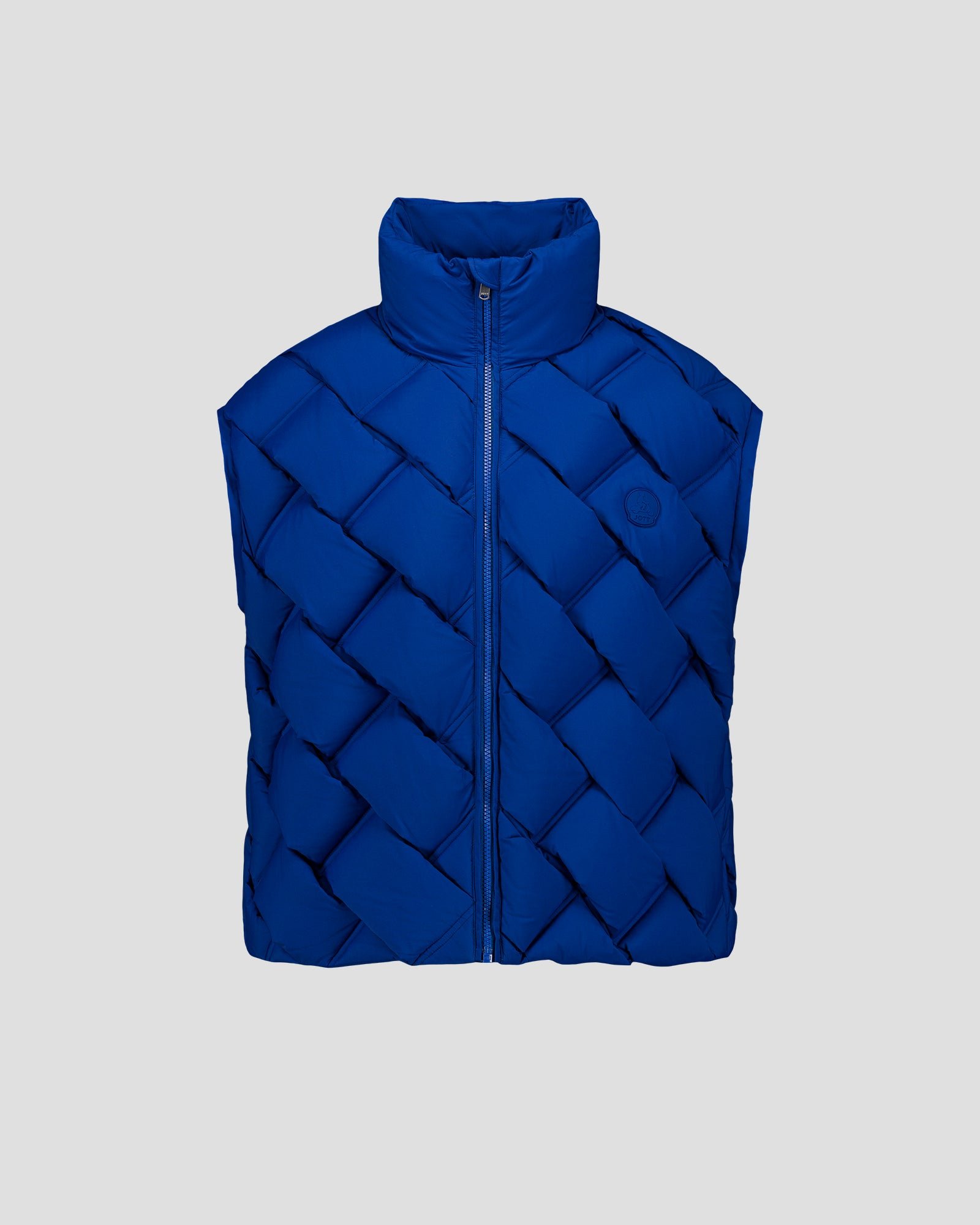 Alya quilted puffer cold weather jacket JOTT Blue