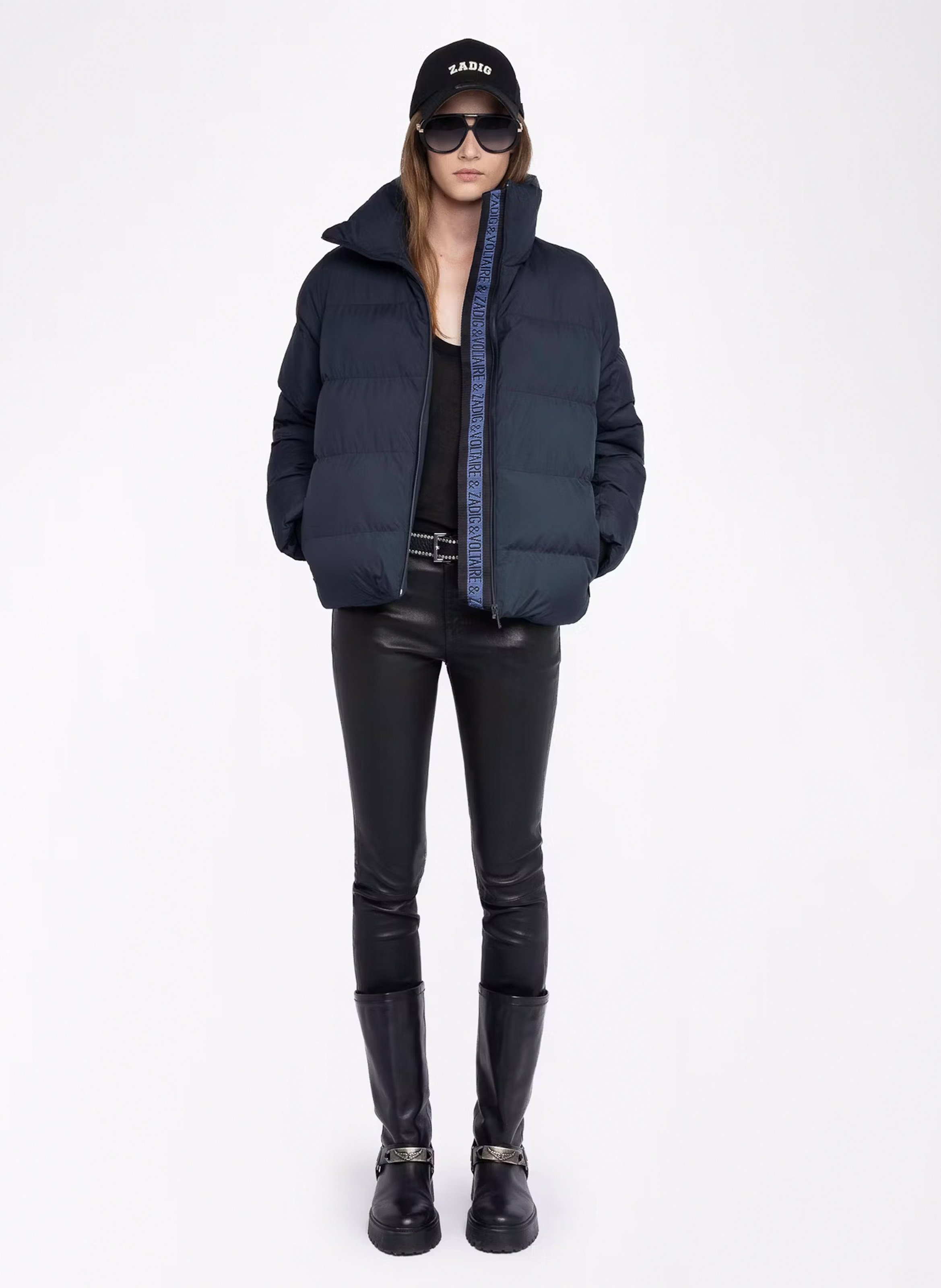 Piumino corto trapuntato monocolore ZADIG&VOLTAIRE Blu