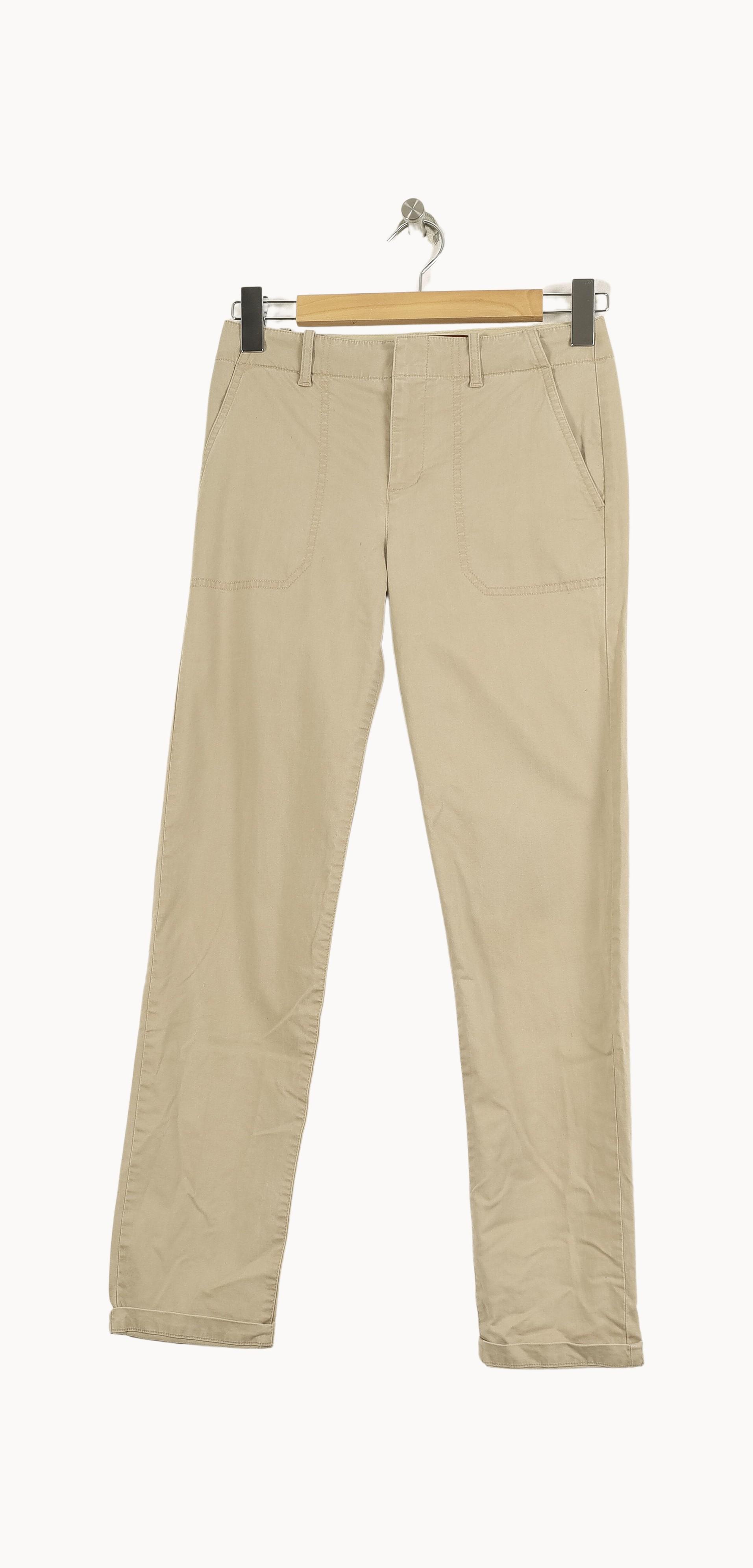 Cropped slim jeans with studs COMPTOIR DES COTONNIERS - Seconde main Beige