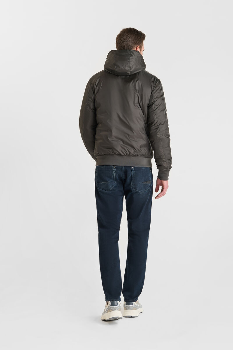 Brookvale Hoody padded jacket LE TEMPS DES CERISES Grey