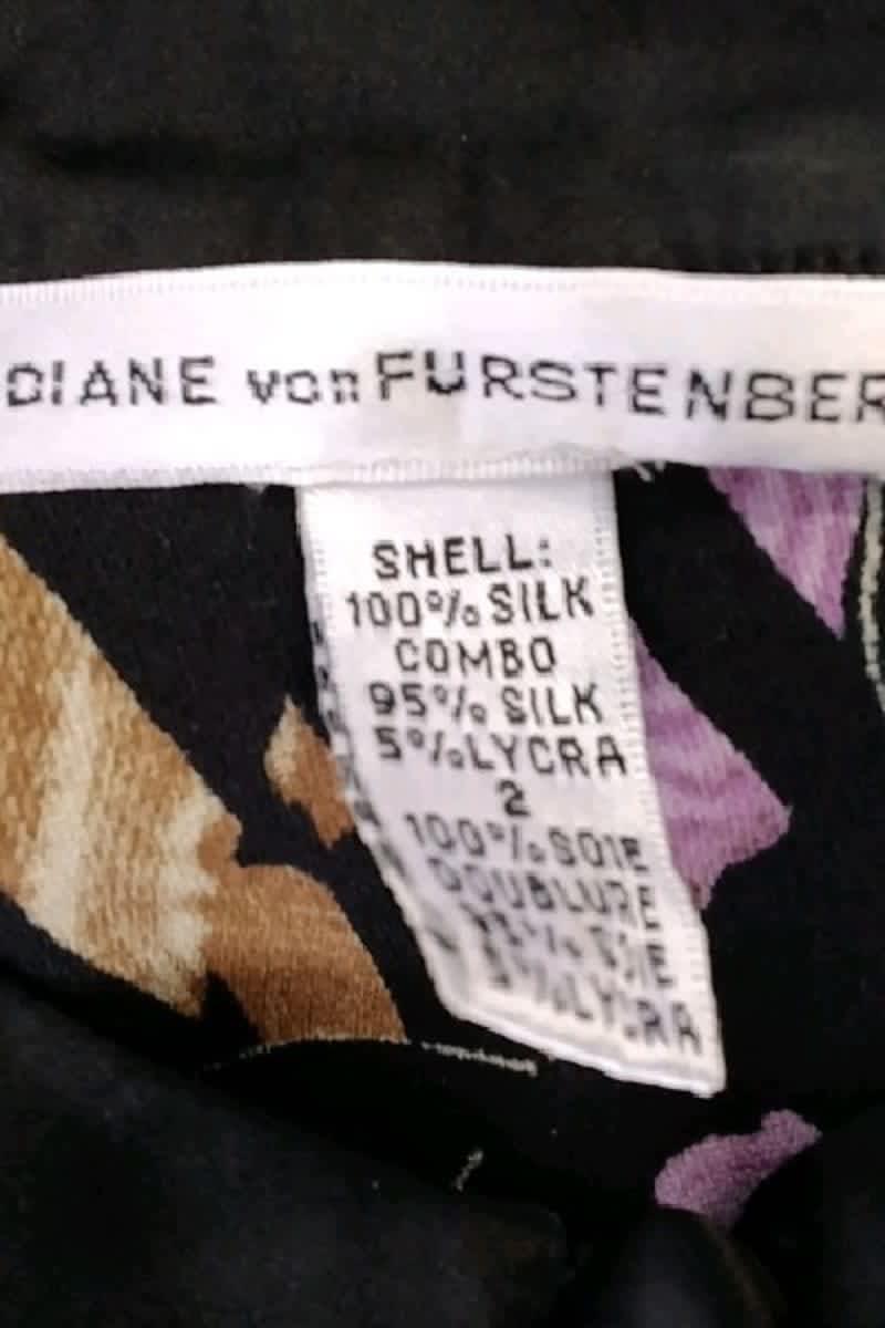 Dress DIANE VON FURSTENBERG - Seconde Main Black