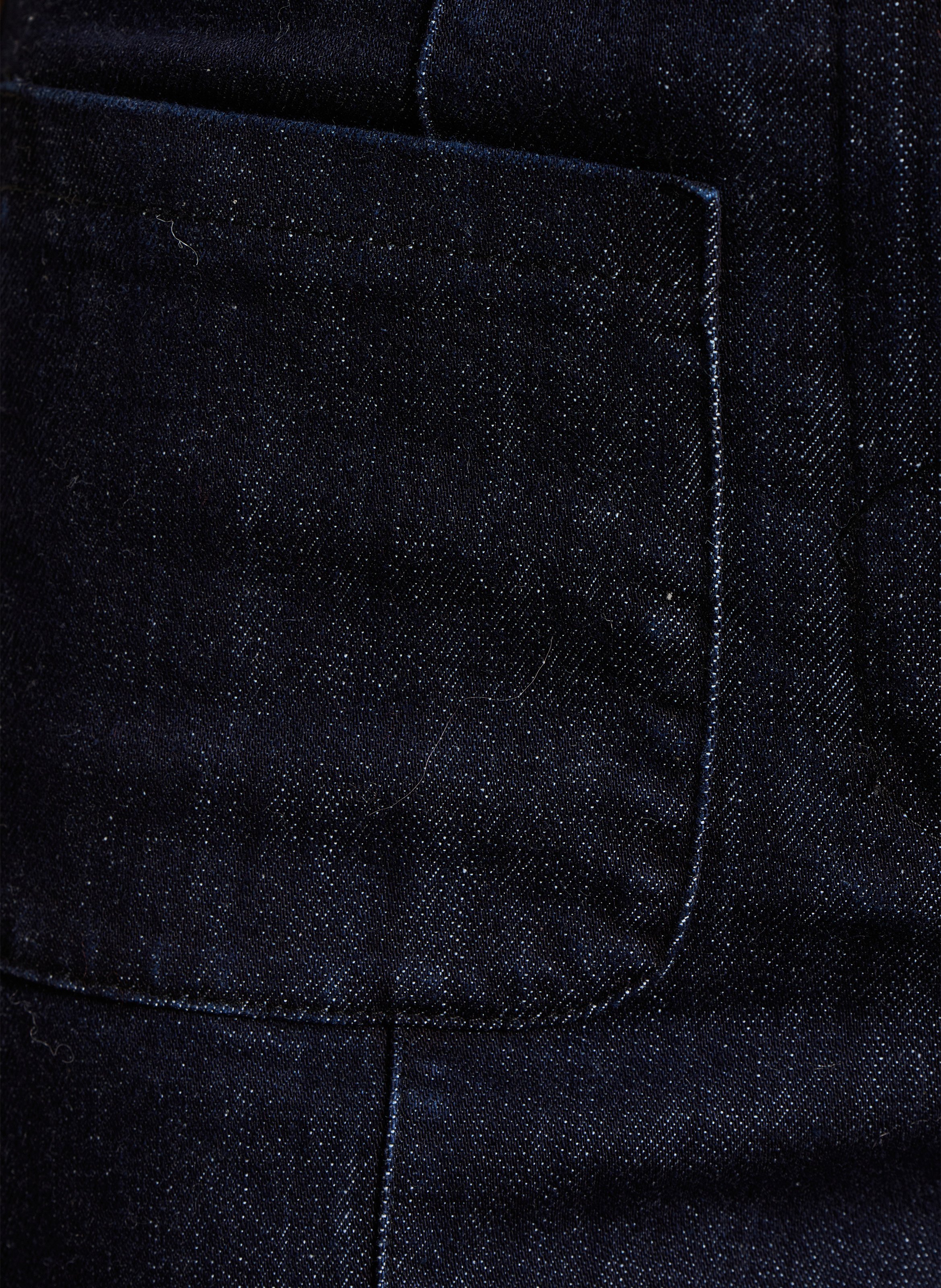 Bootcut flared cotton-blend jeans LA FEE MARABOUTEE Blue