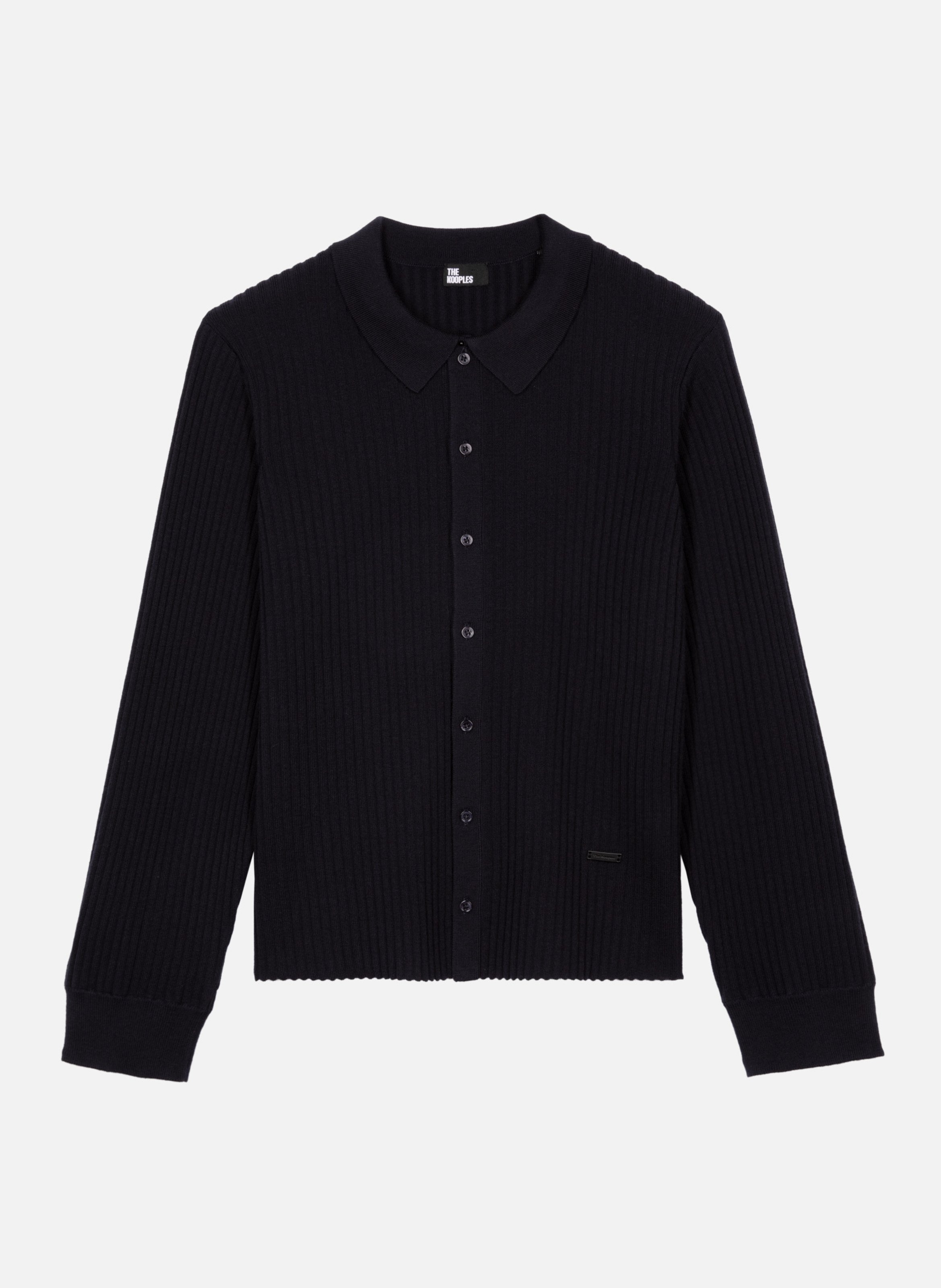 Ribbed cardigan THE KOOPLES Blue