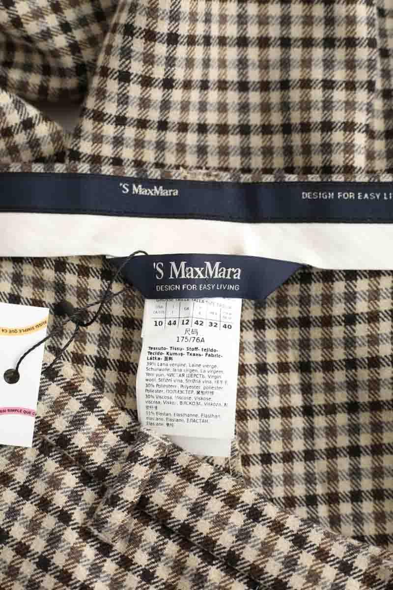 Carrot trousers MAX MARA - Seconde Main Beige