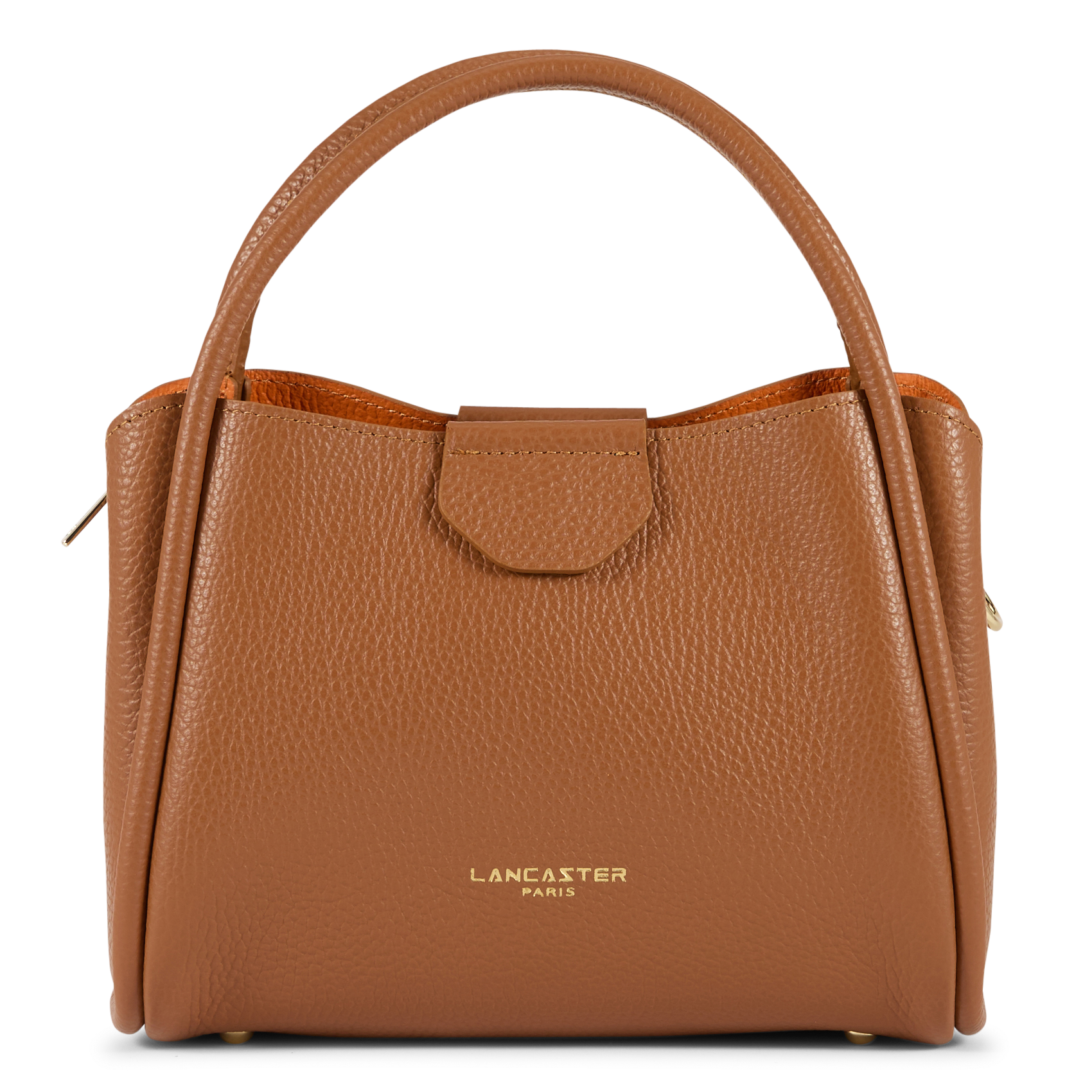 Sac à main en cuir LANCASTER PARIS Marron