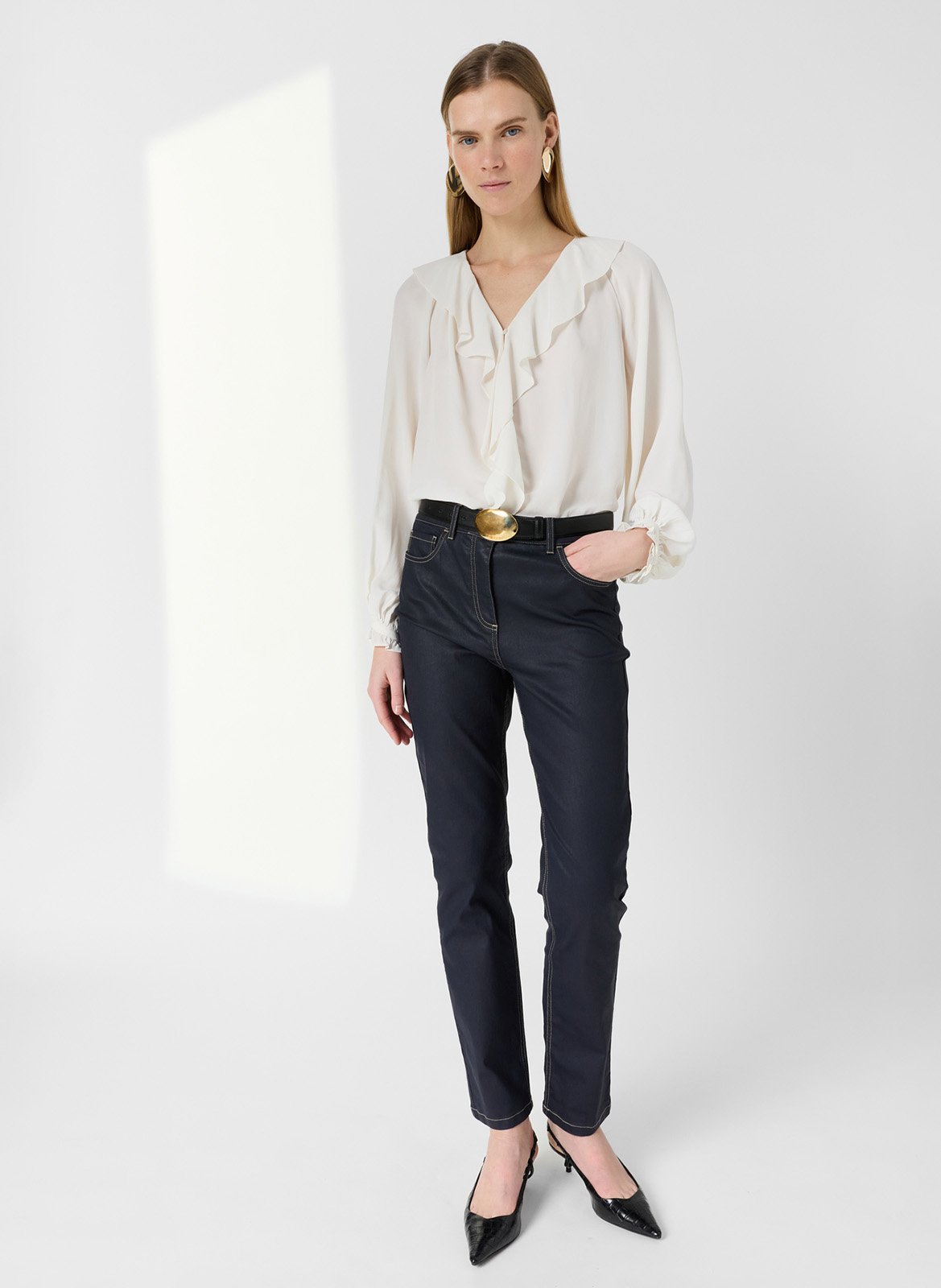 High Waist Slim Fit Jeans GERARD DAREL Blau