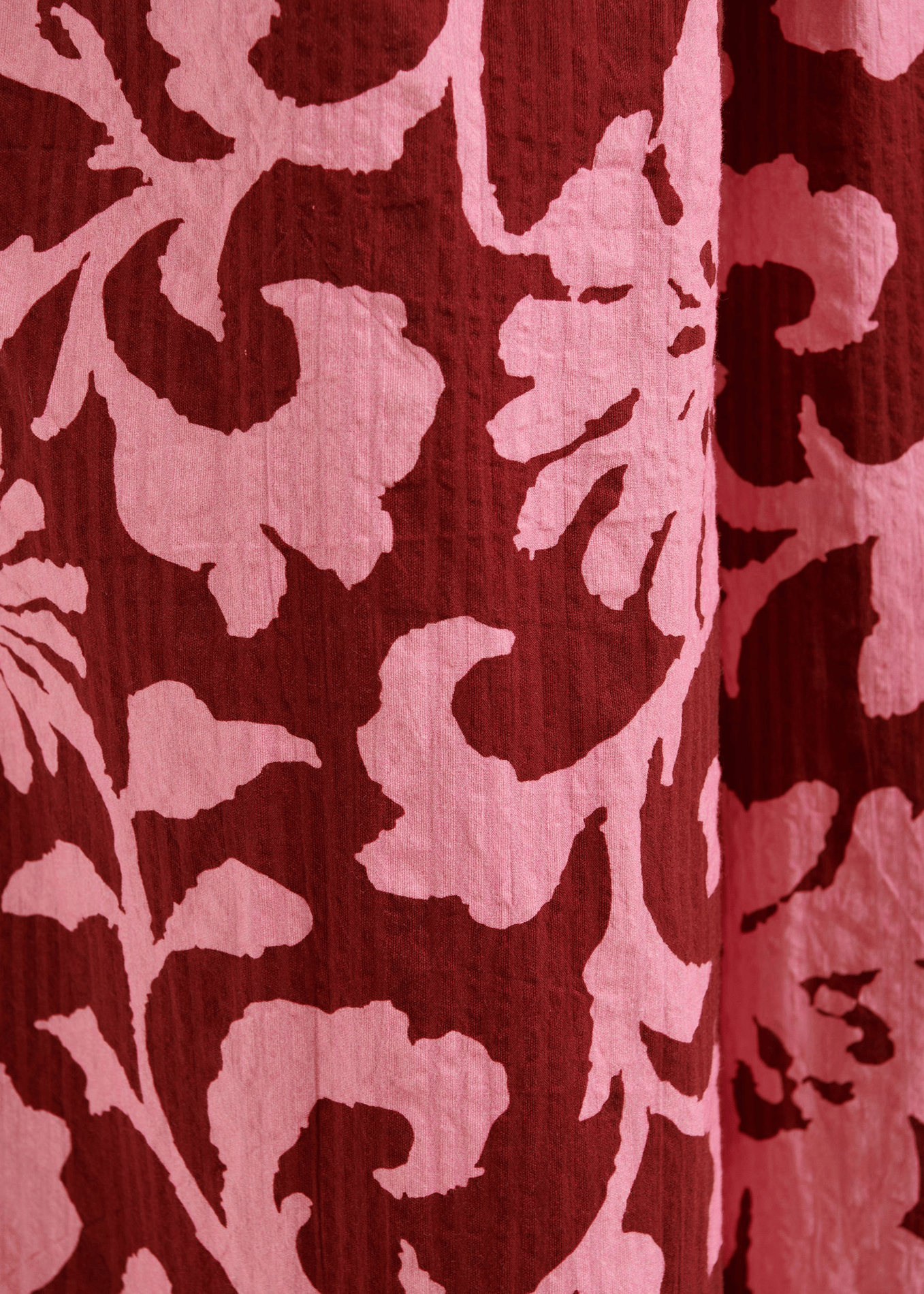 Pantalón de talle alto estampado ESSENTIEL ANTWERP Rojo