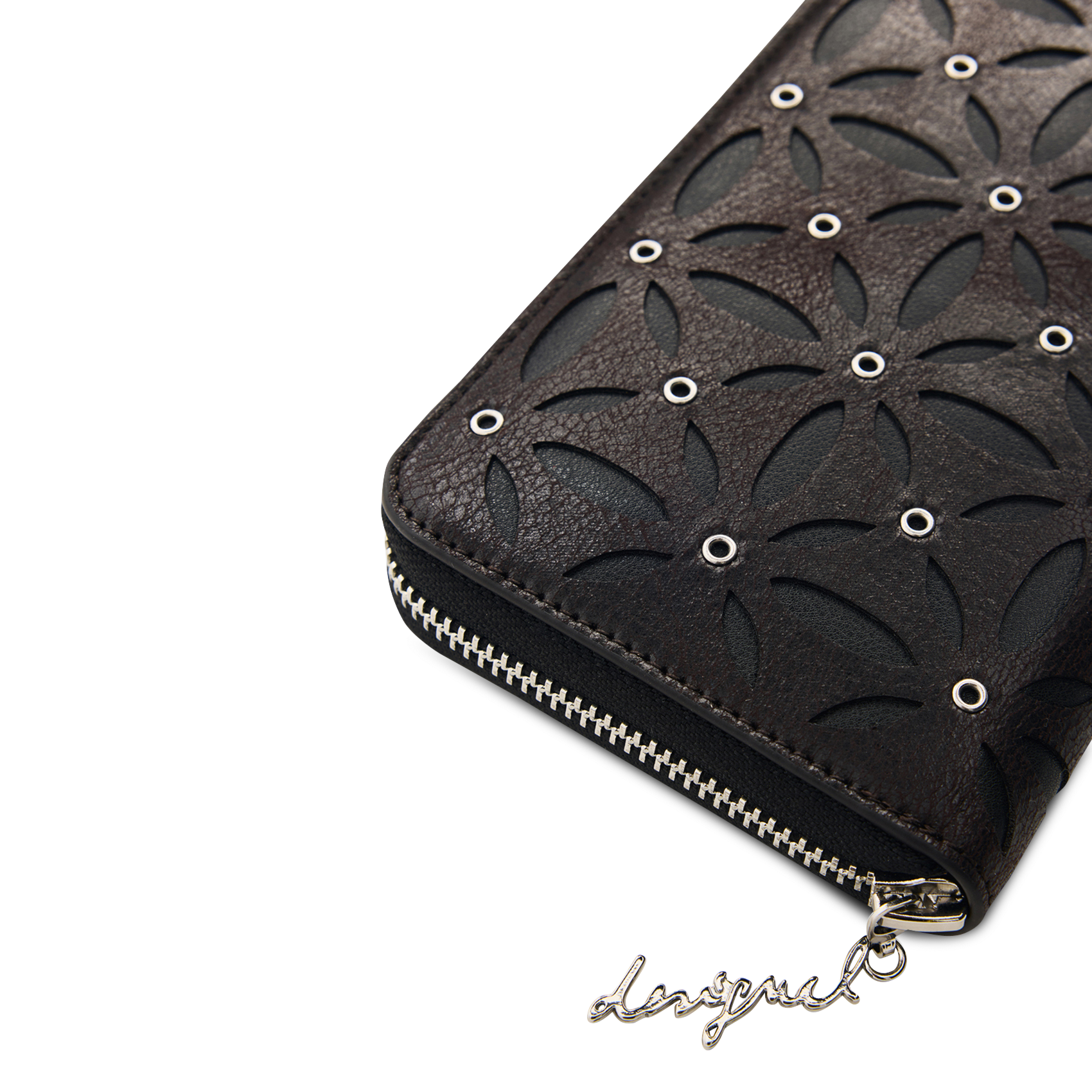 Portefeuille zippé DESIGUAL Noir
