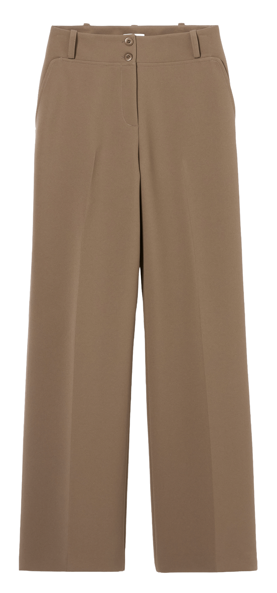 Pantalon droit à plis CLAUDIE PIERLOT Kaki