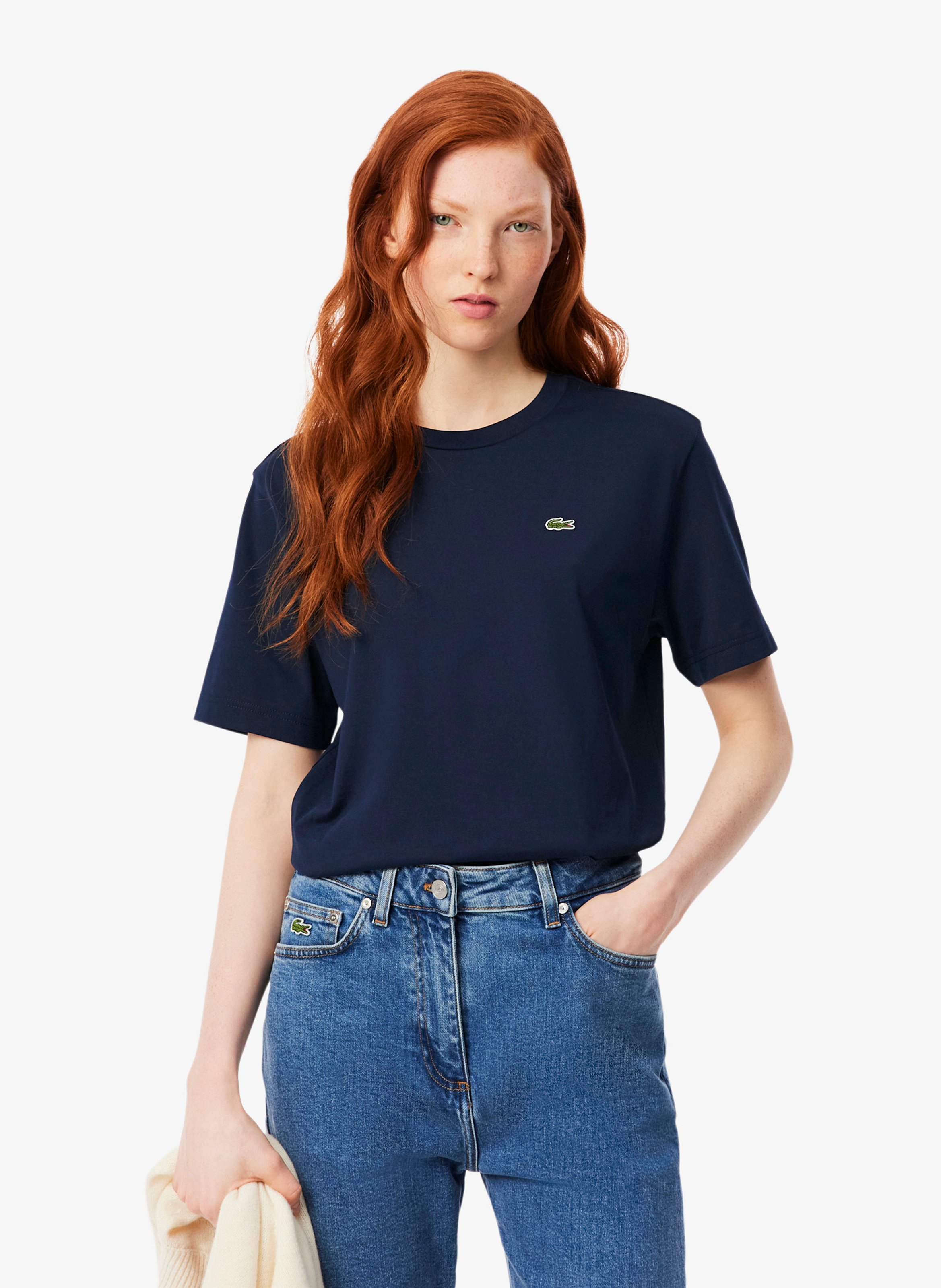 Tee-shirt manches courtes en coton LACOSTE