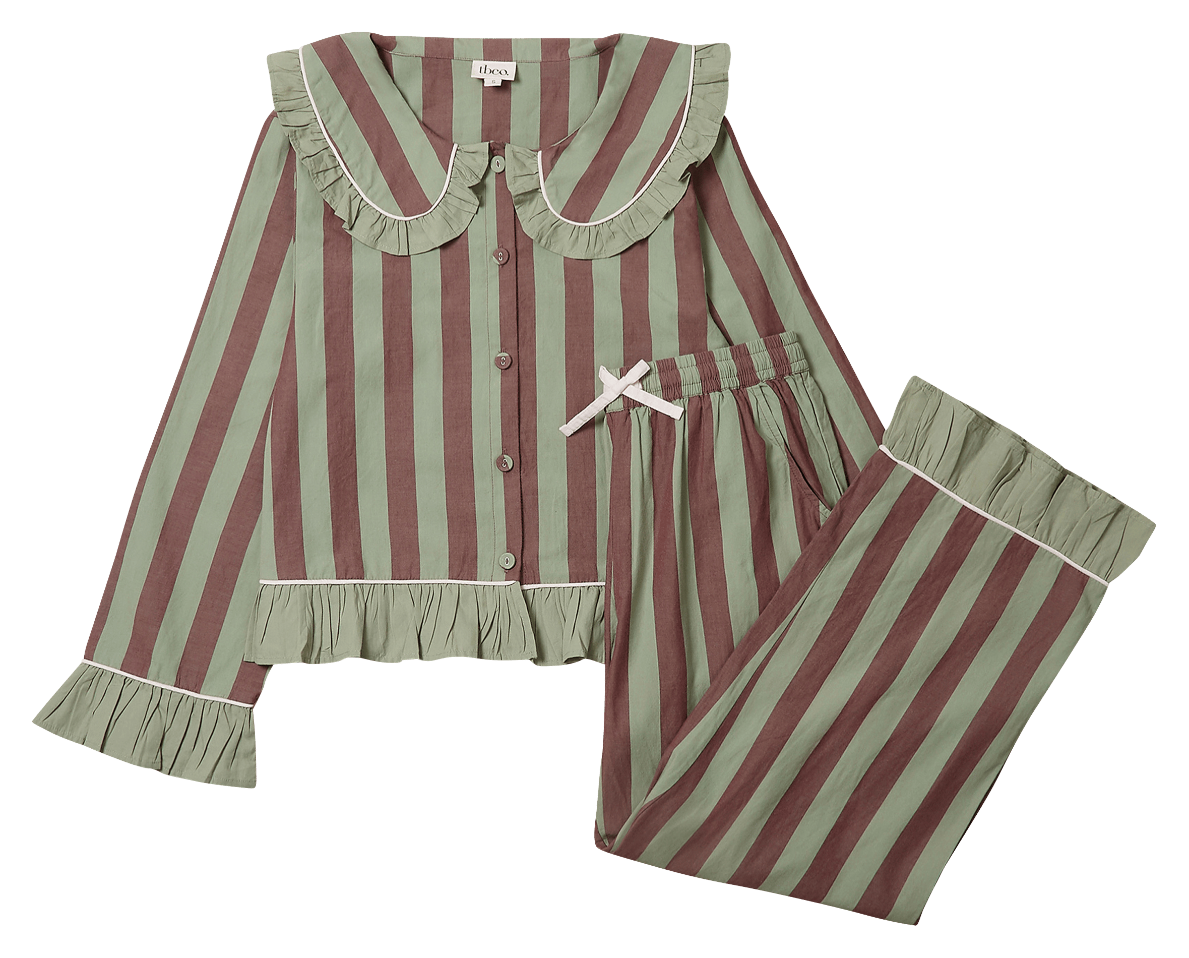 Baumwoll-Pyjama TBCO Mehrfarbig