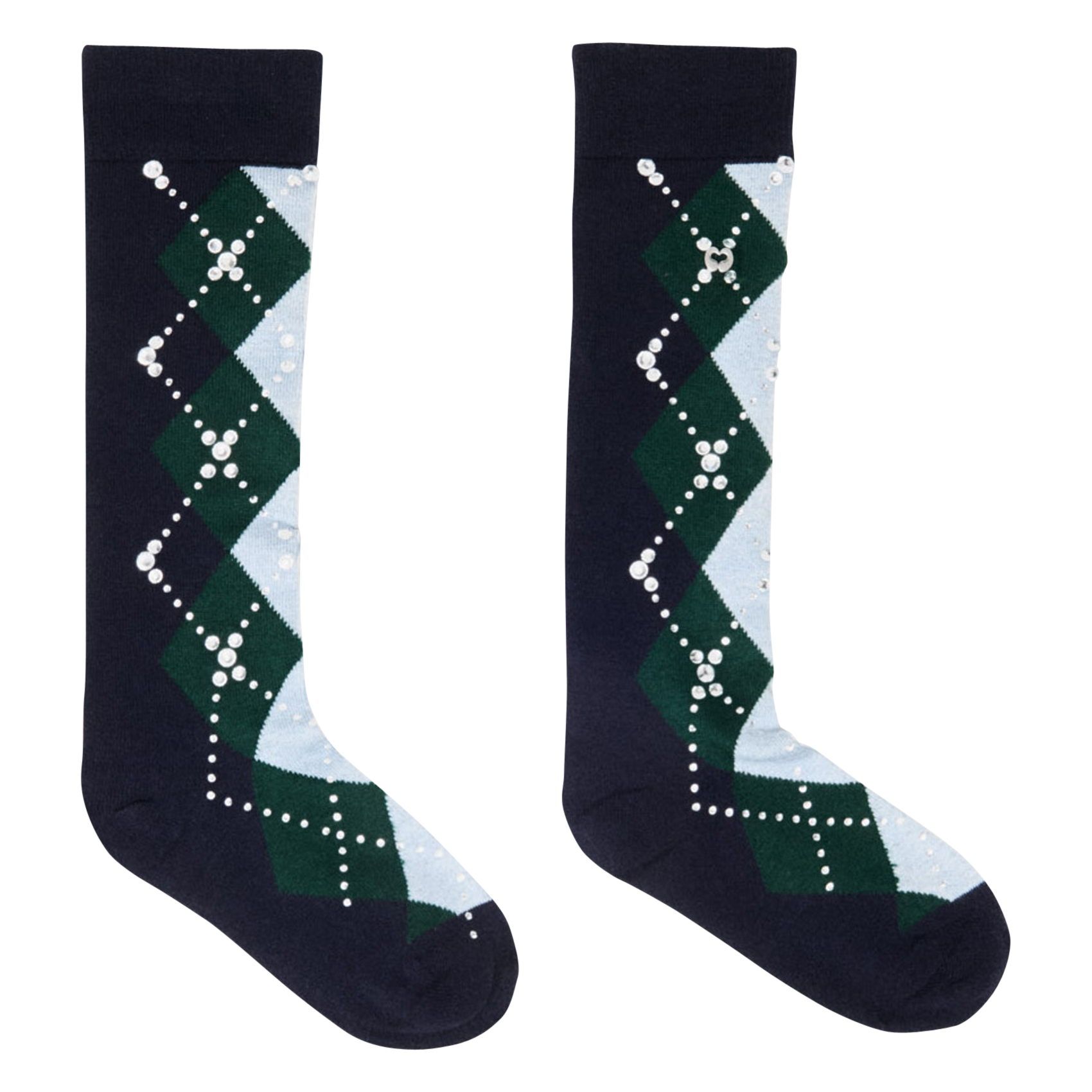 Chaussettes hautes à motifs MAJE Bleu