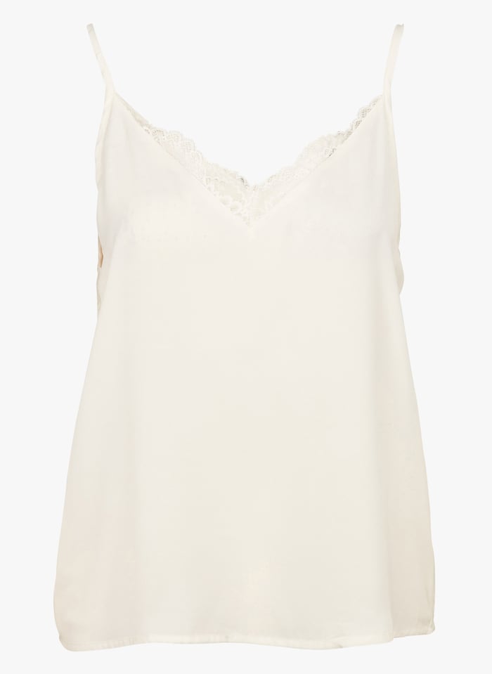 Beige shop lace camisole