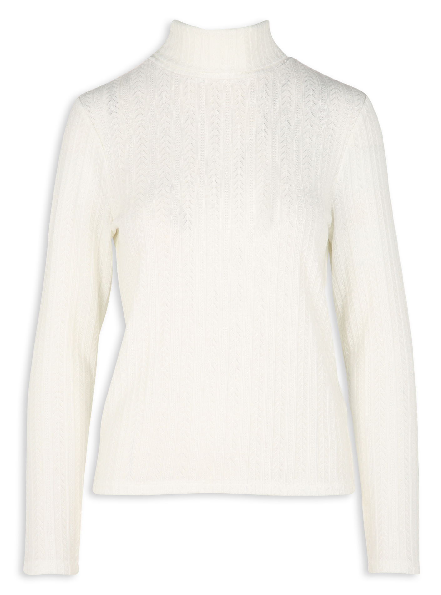 Pull col roulé CAROLL Blanc