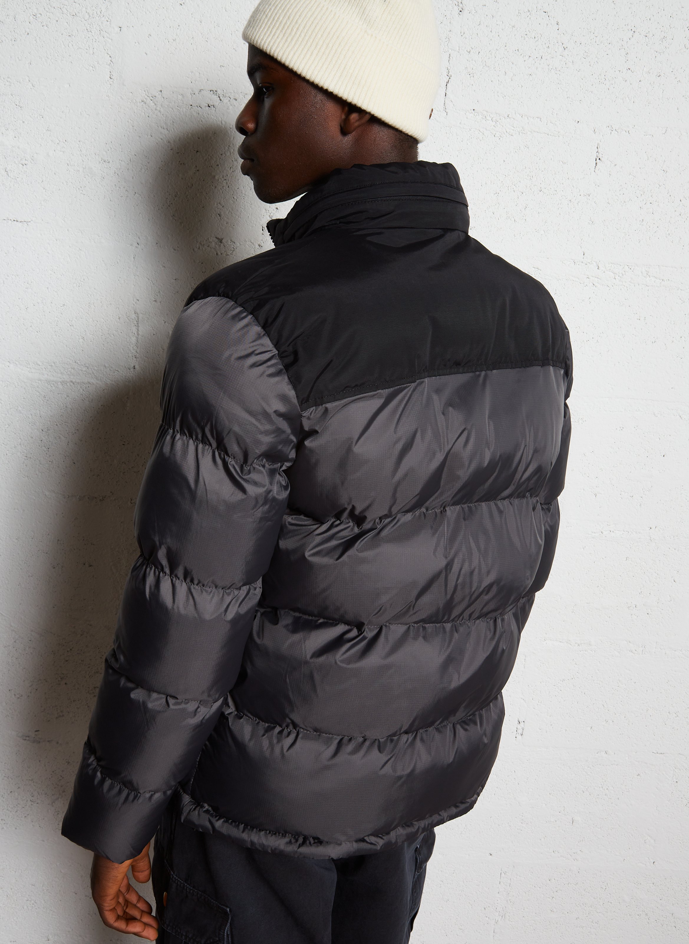 High-neck padded jacket SCHOTT Black