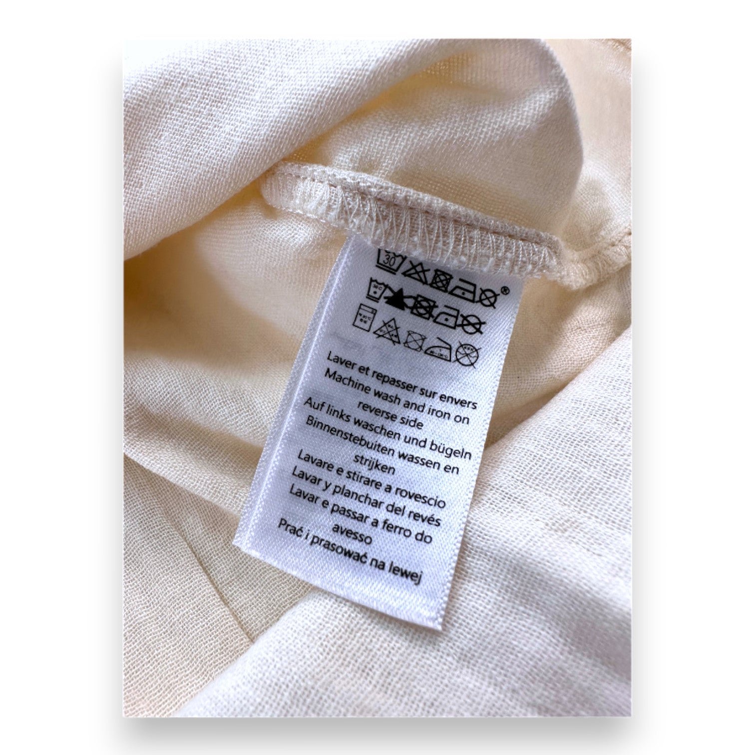 Beige baby blouse - 18 months PETIT BATEAU - Seconde Main Beige