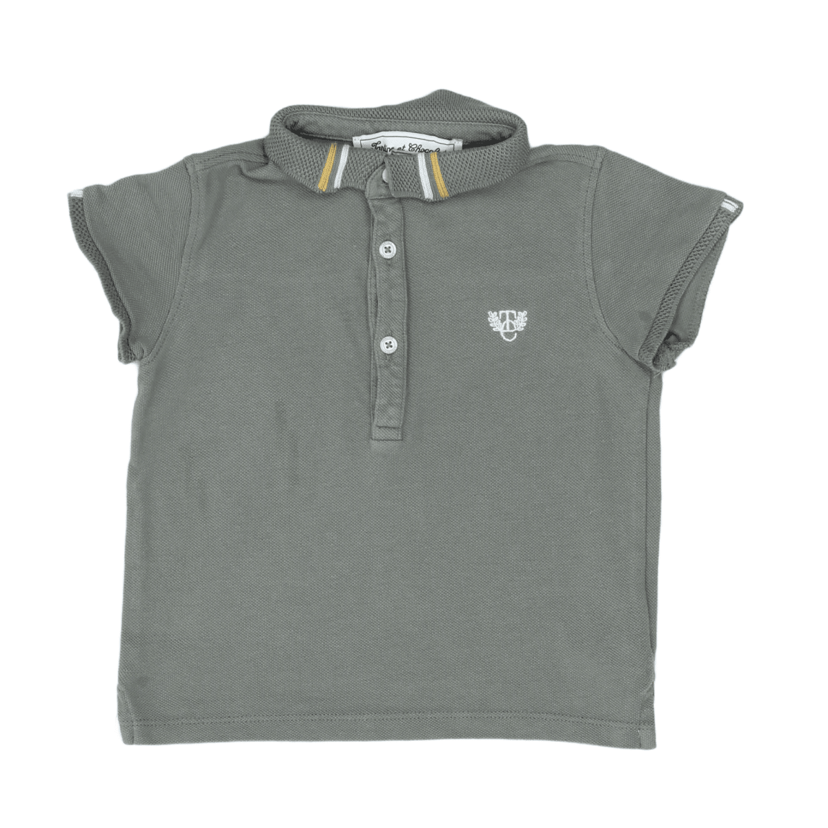 Green baby polo - 24 months TARTINE ET CHOCOLAT - seconde-main Green