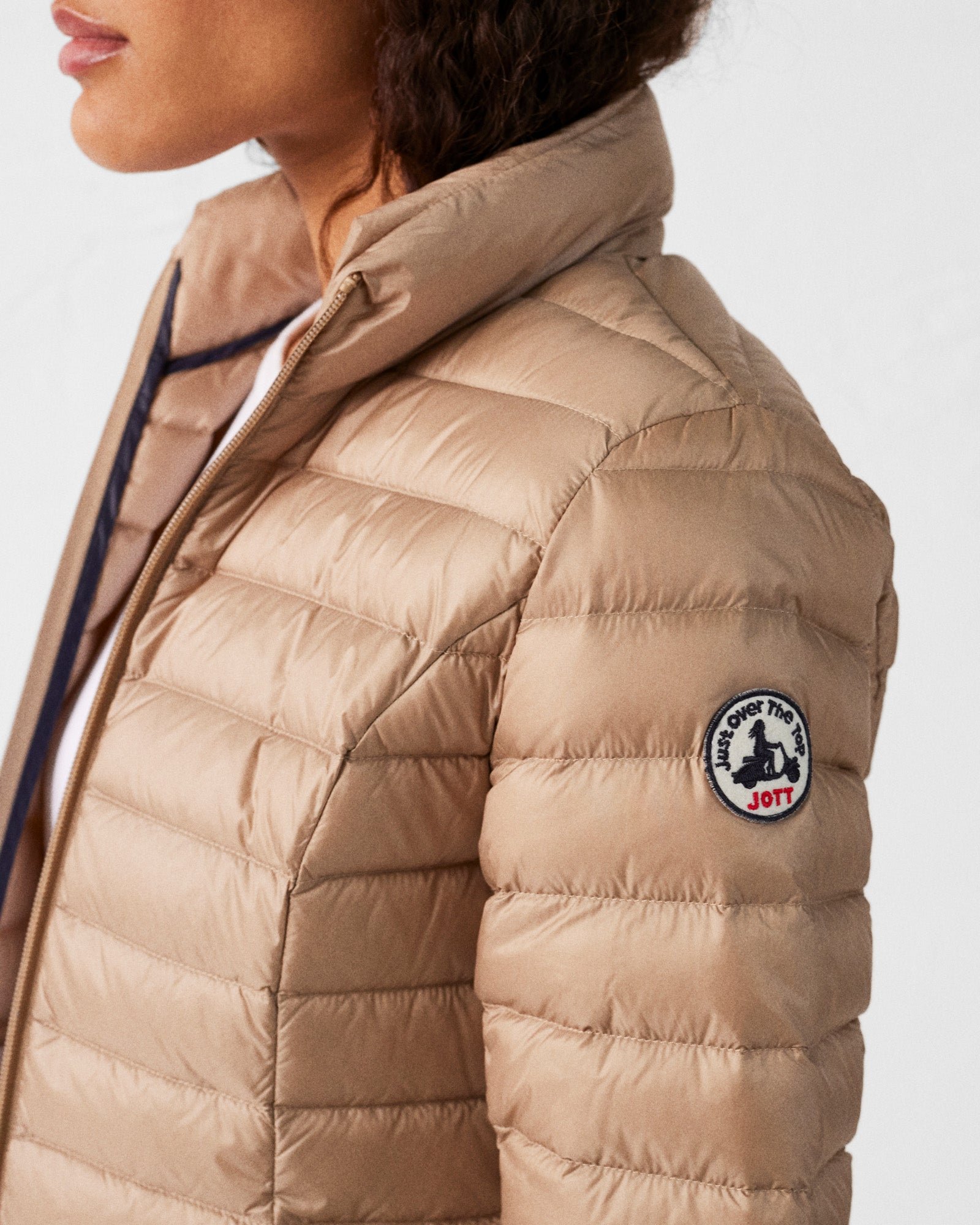 Lightweight down jacket JOTT Beige