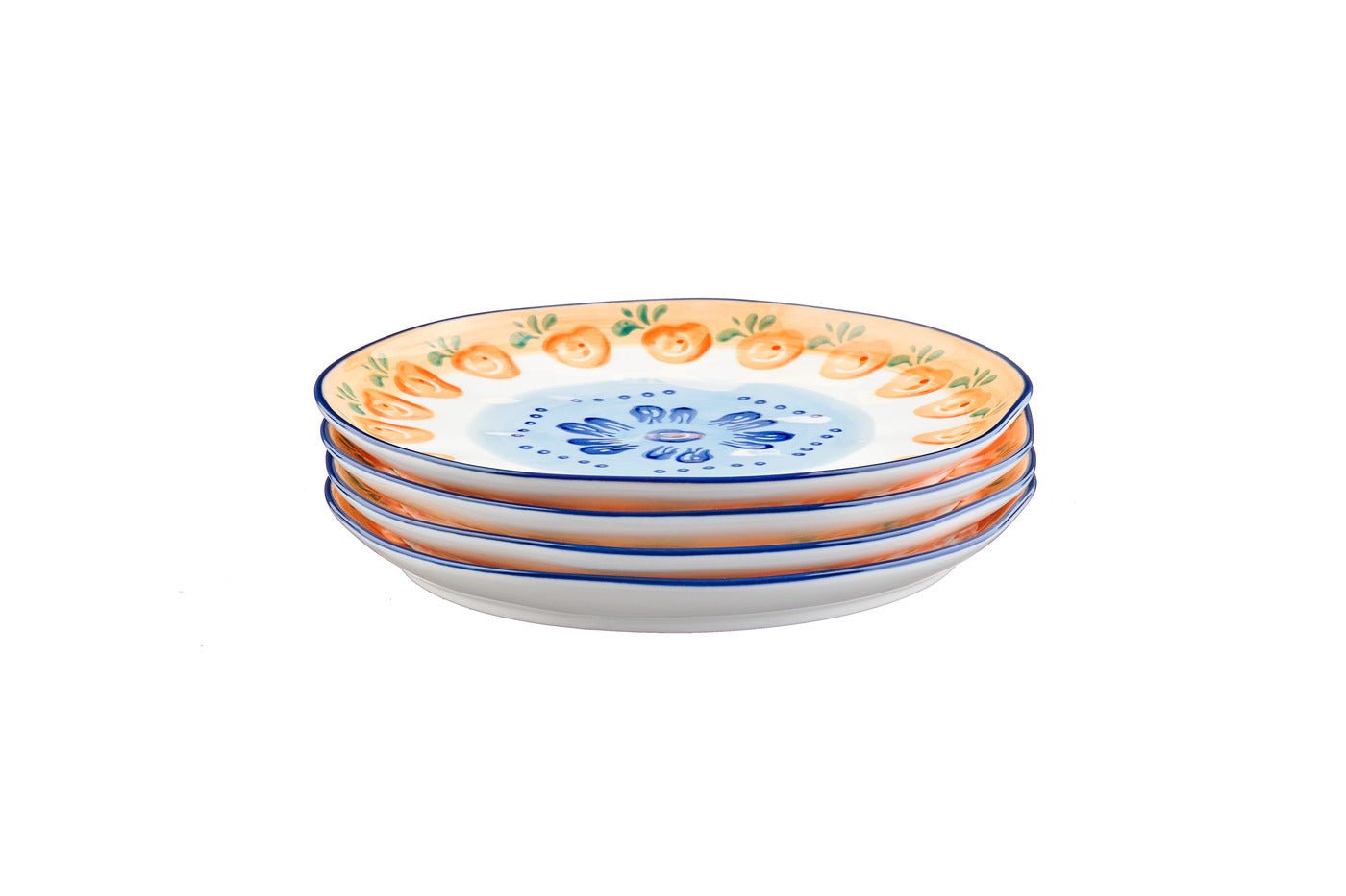 Napoli Plate ø20cm - 4 pieces - citrus BJORN White