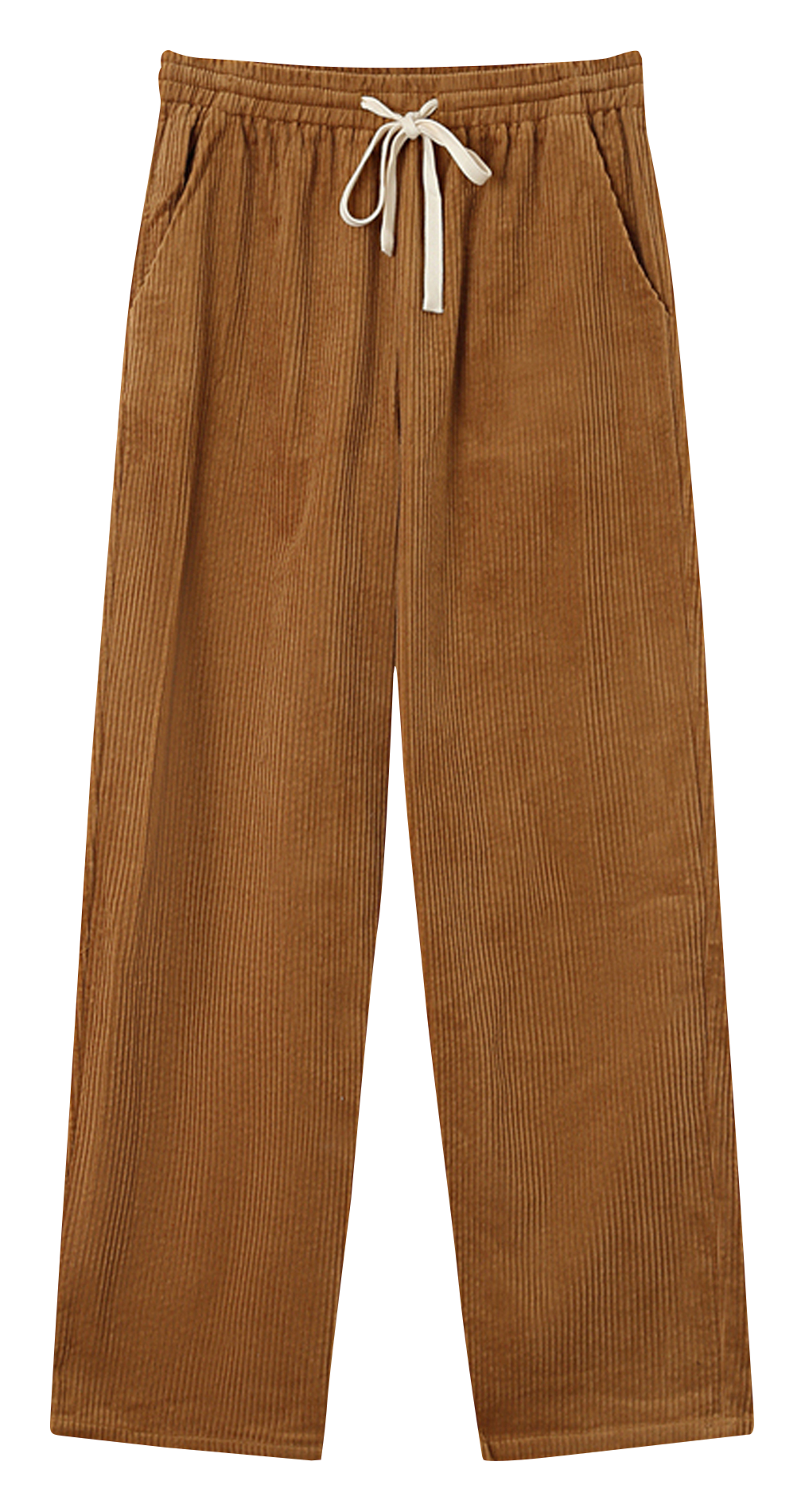 Gerade geschnittene Baumwollhose GRACE ET MILA Gelb