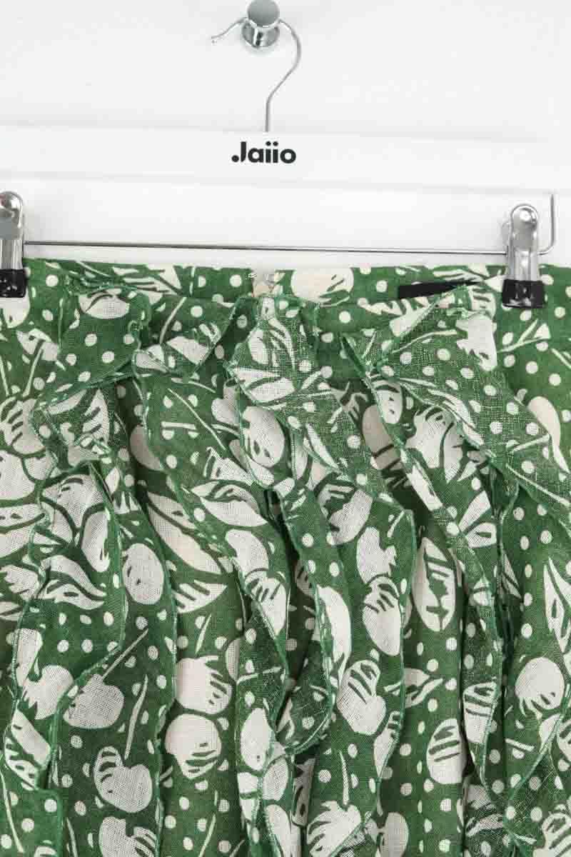 Linen skirt SONIA RYKIEL - Seconde Main Green