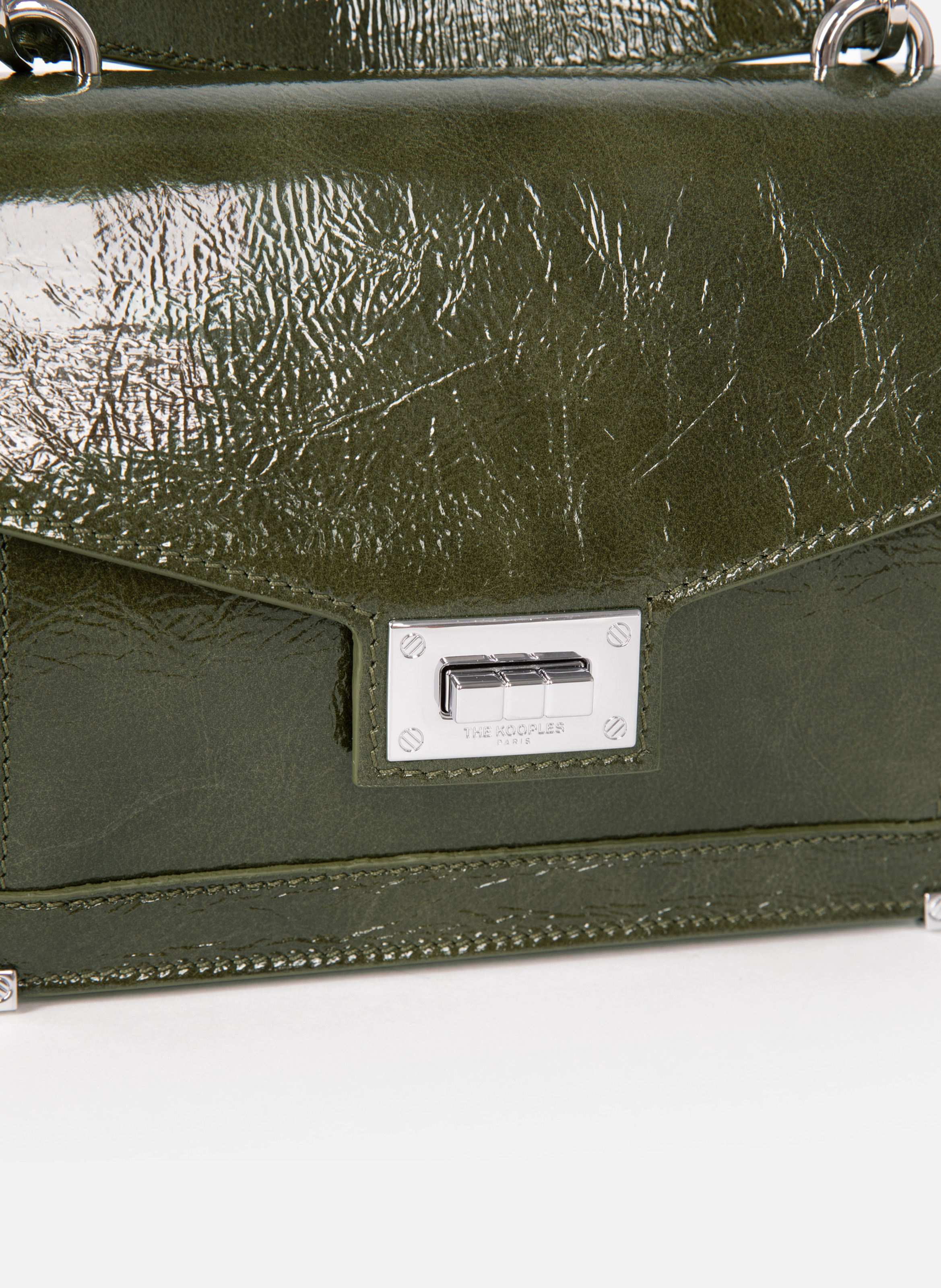 Emily small leather bag THE KOOPLES Green