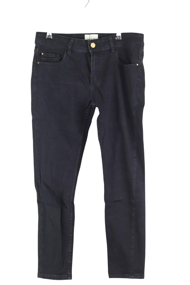 Cotton skinny jeans SEZANE - Seconde main Black