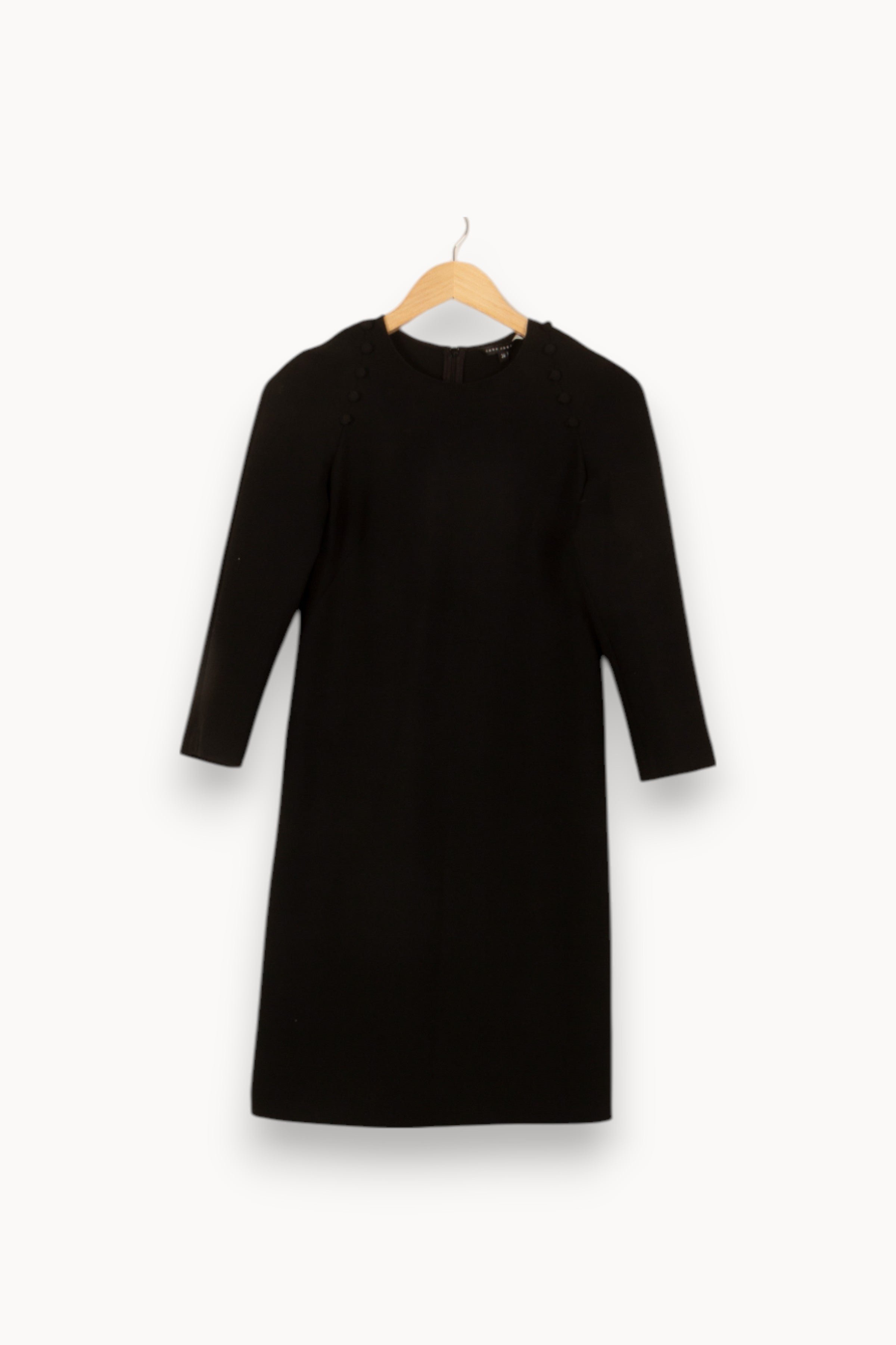 Midi dress TARA JARMON - Seconde Main Black