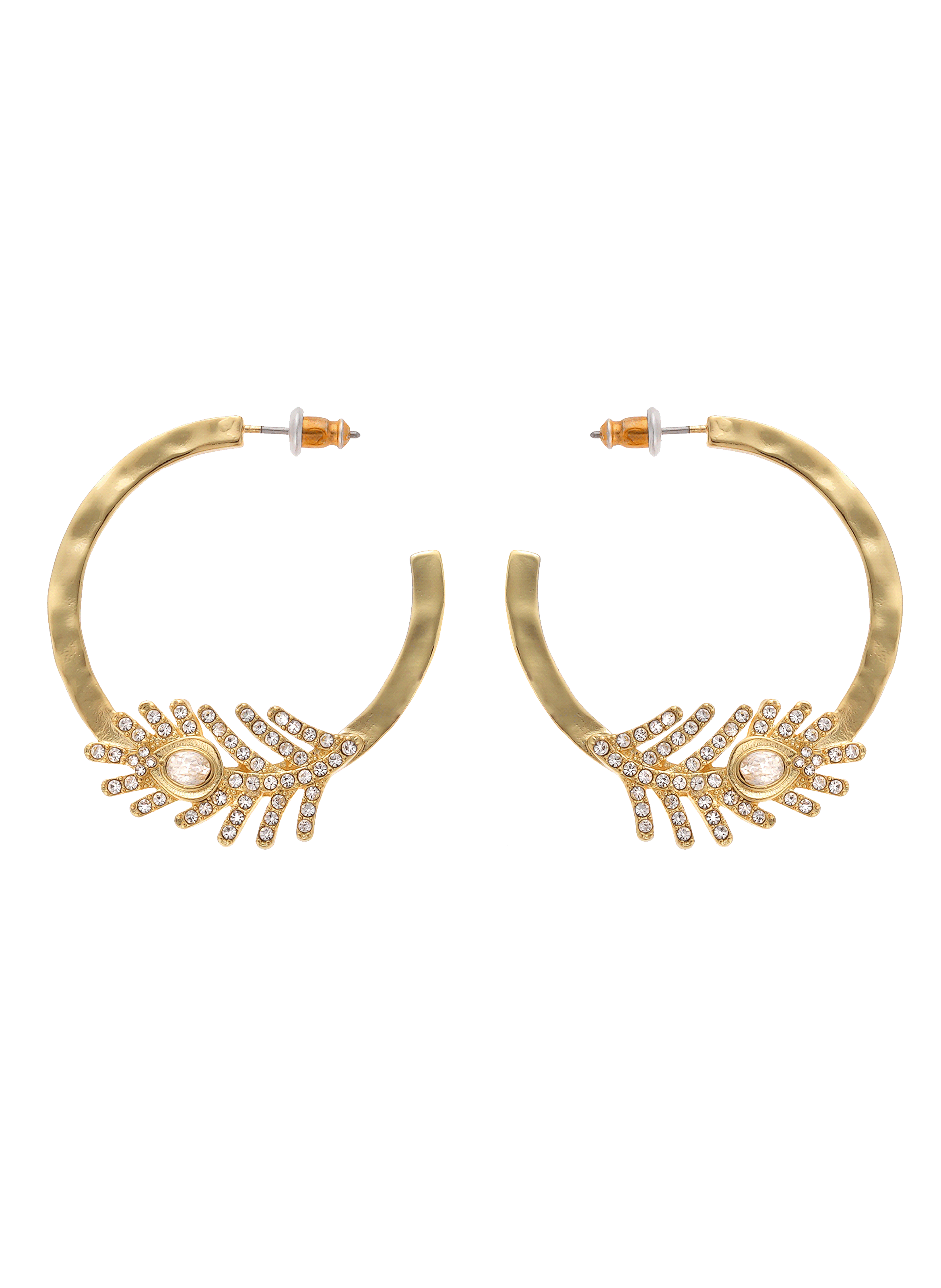 Hoop earrings HIPANEMA White