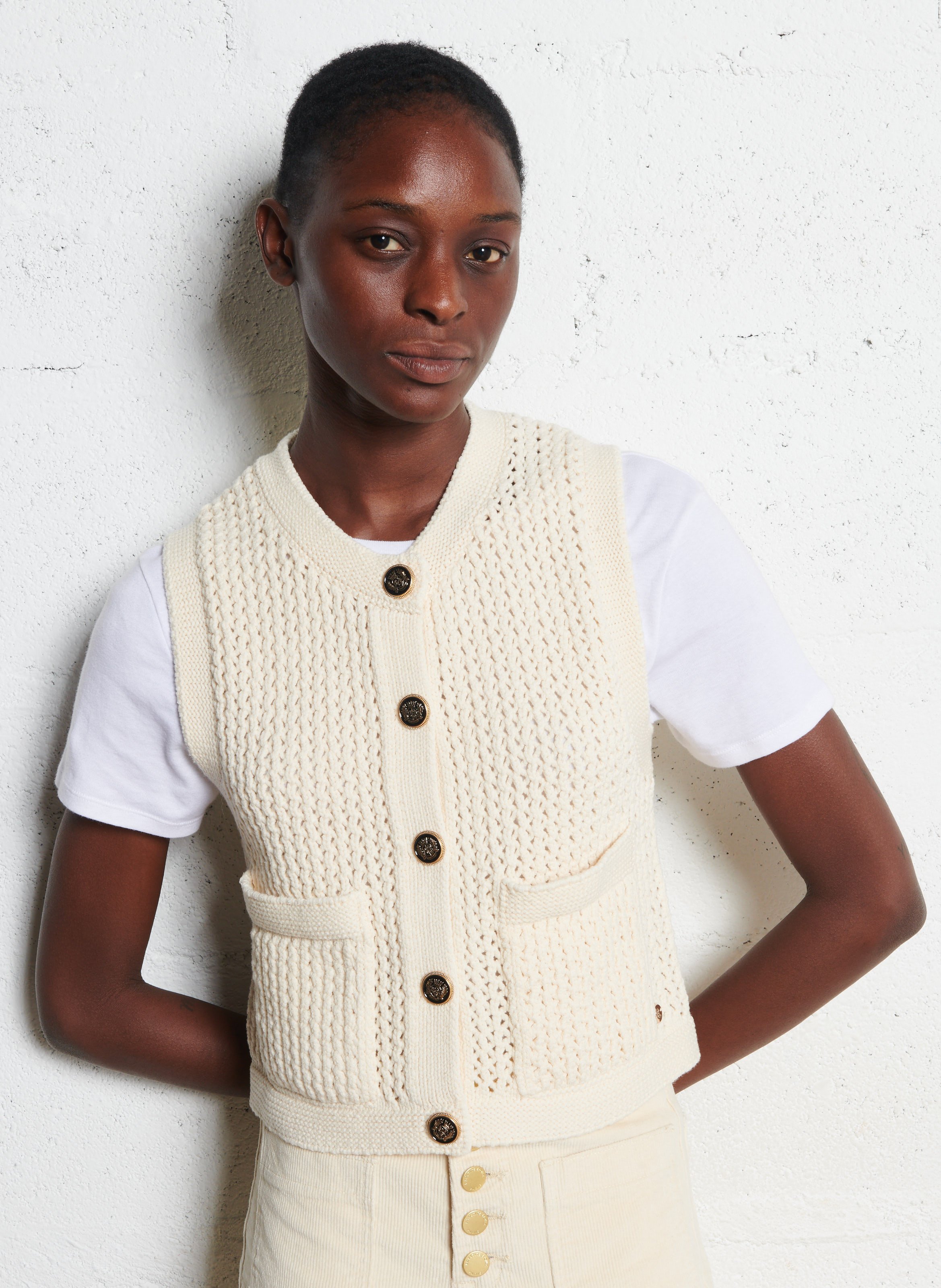 Gerade geschnittener Kurzrock in Glanzleder-Optik LA PETITE ETOILE