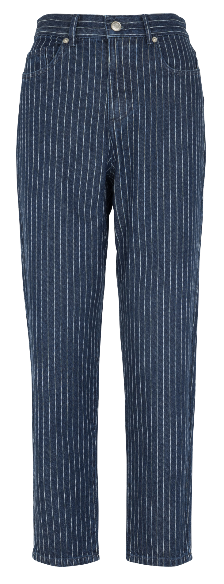 Rechte, gestreepte jeans IKKS Wit