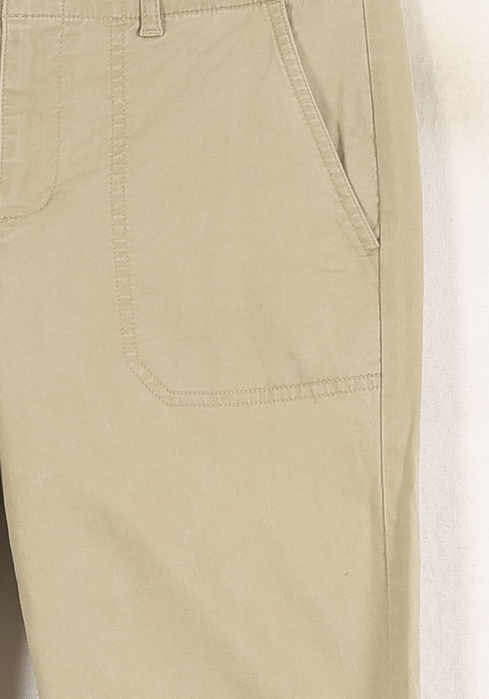 Cropped slim jeans with studs COMPTOIR DES COTONNIERS - Seconde main Beige