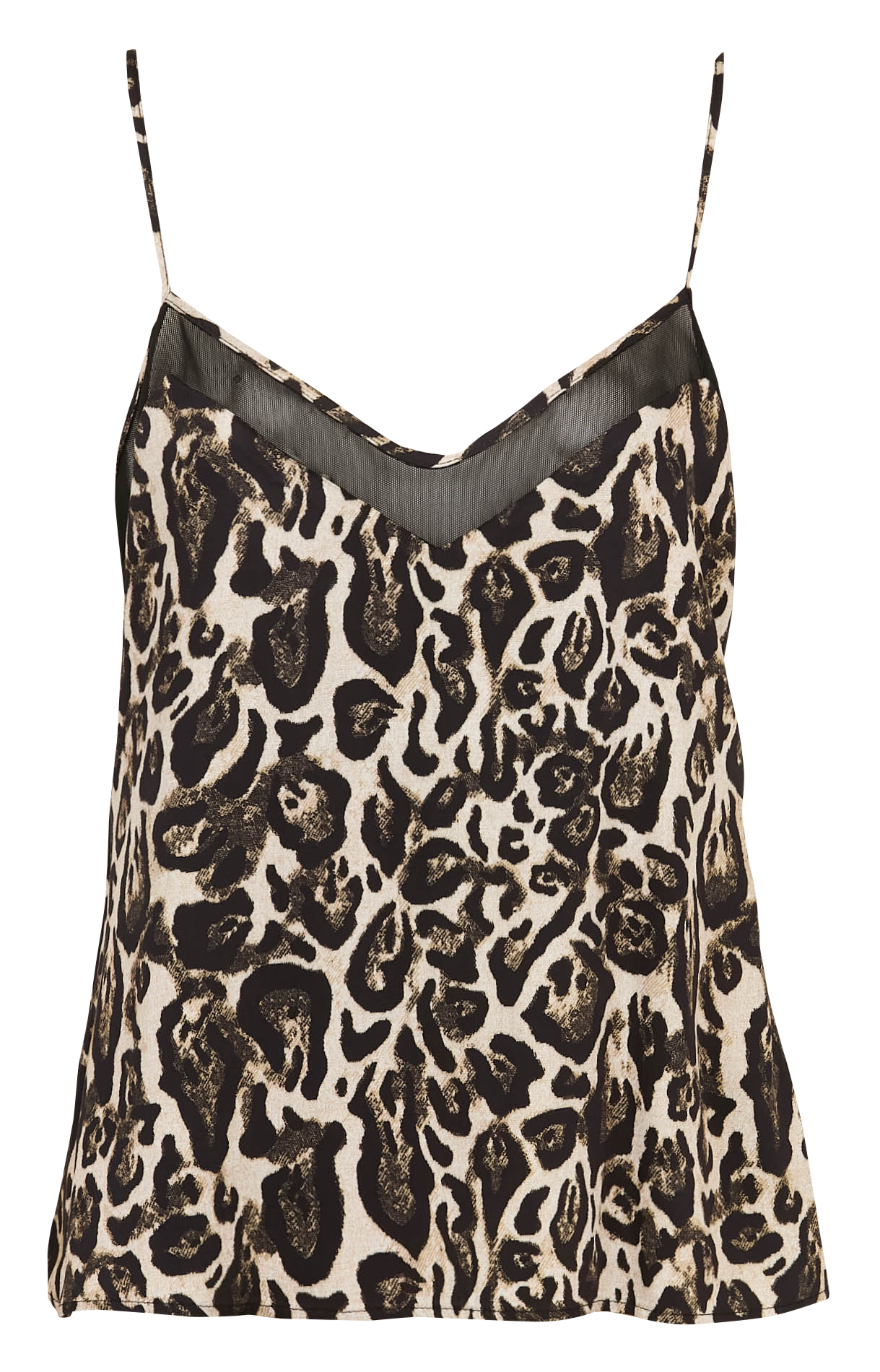 Leopard-Print Camisole mit V-Ausschnitt. IMPERIAL Mehrfarbig