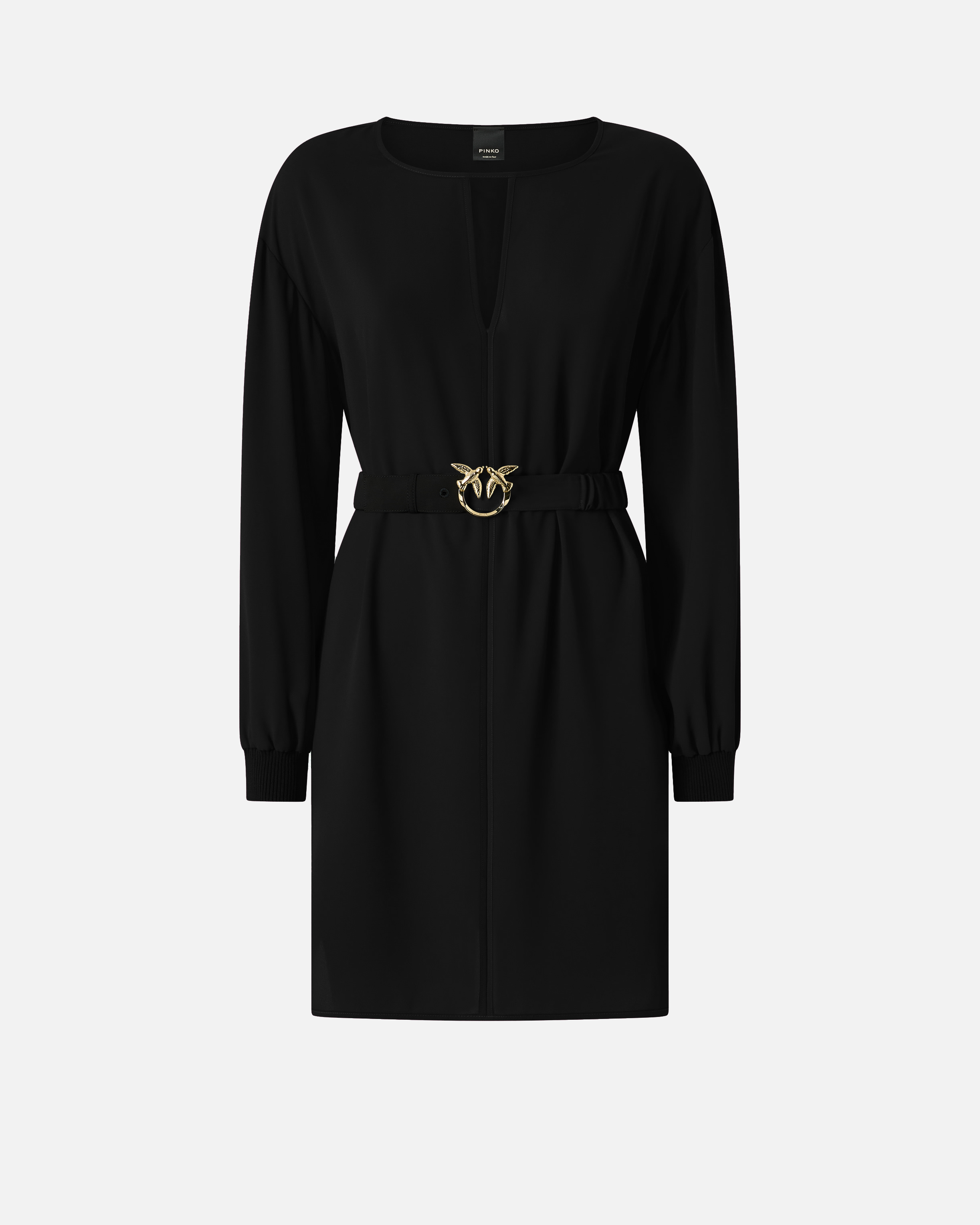 Short dress in technical crepe fabric PINKO