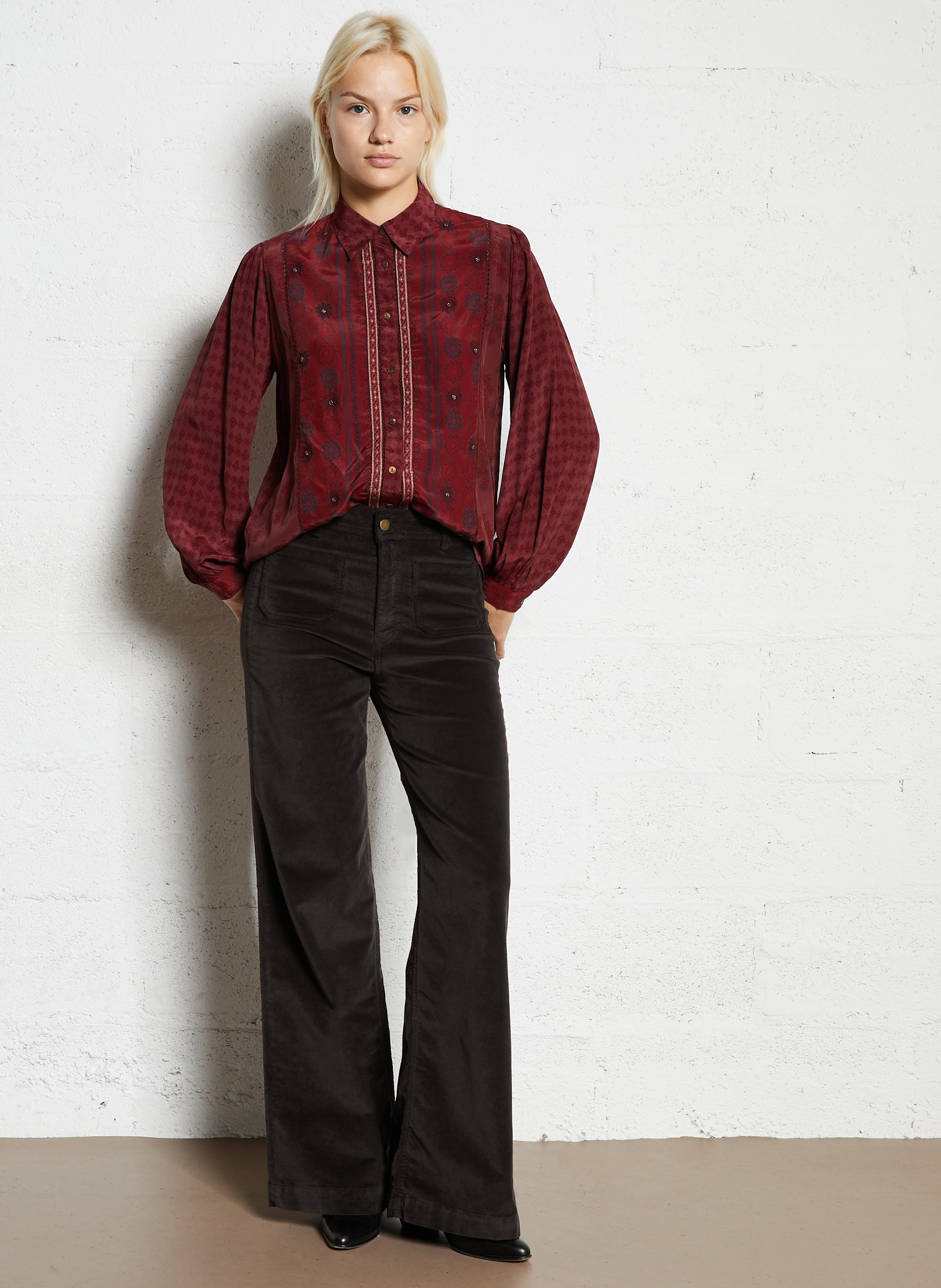 Chemise col classique MAISON HOTEL Red