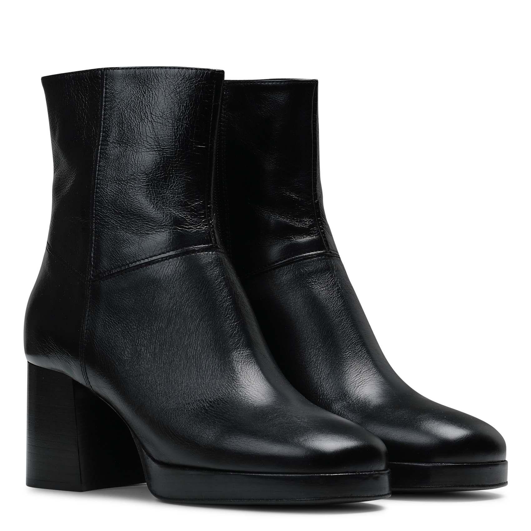 Boots van lakleer  MELLOW YELLOW Zwart